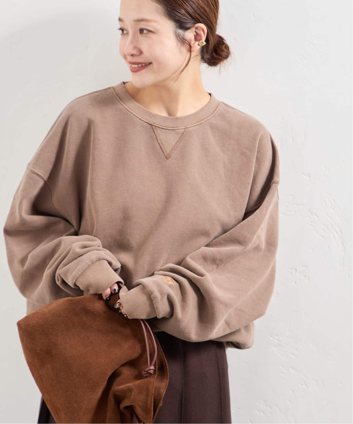 美品 完売品 JOURNAL STANDARD ガゼットオーバーFITスウェット STAR＆STRIPE】 ガゼットツキオーバーFITスウェット（スウェット