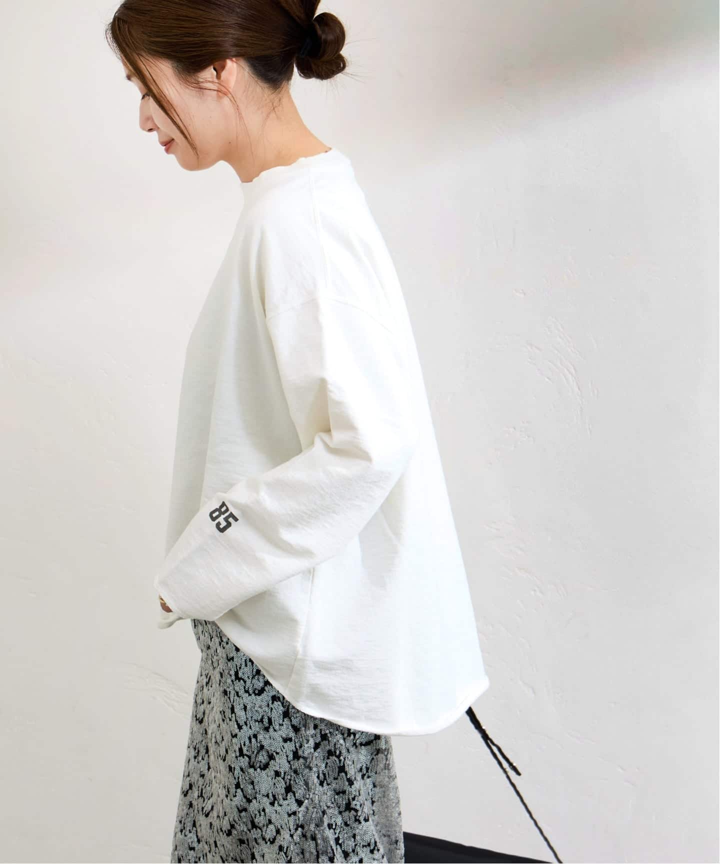 「JOURNAL STANDARD」 長袖カットソー - ホワイト レディース JOURNAL STANDARD 「JOURNAL STANDARD」 長袖カットソー FREE