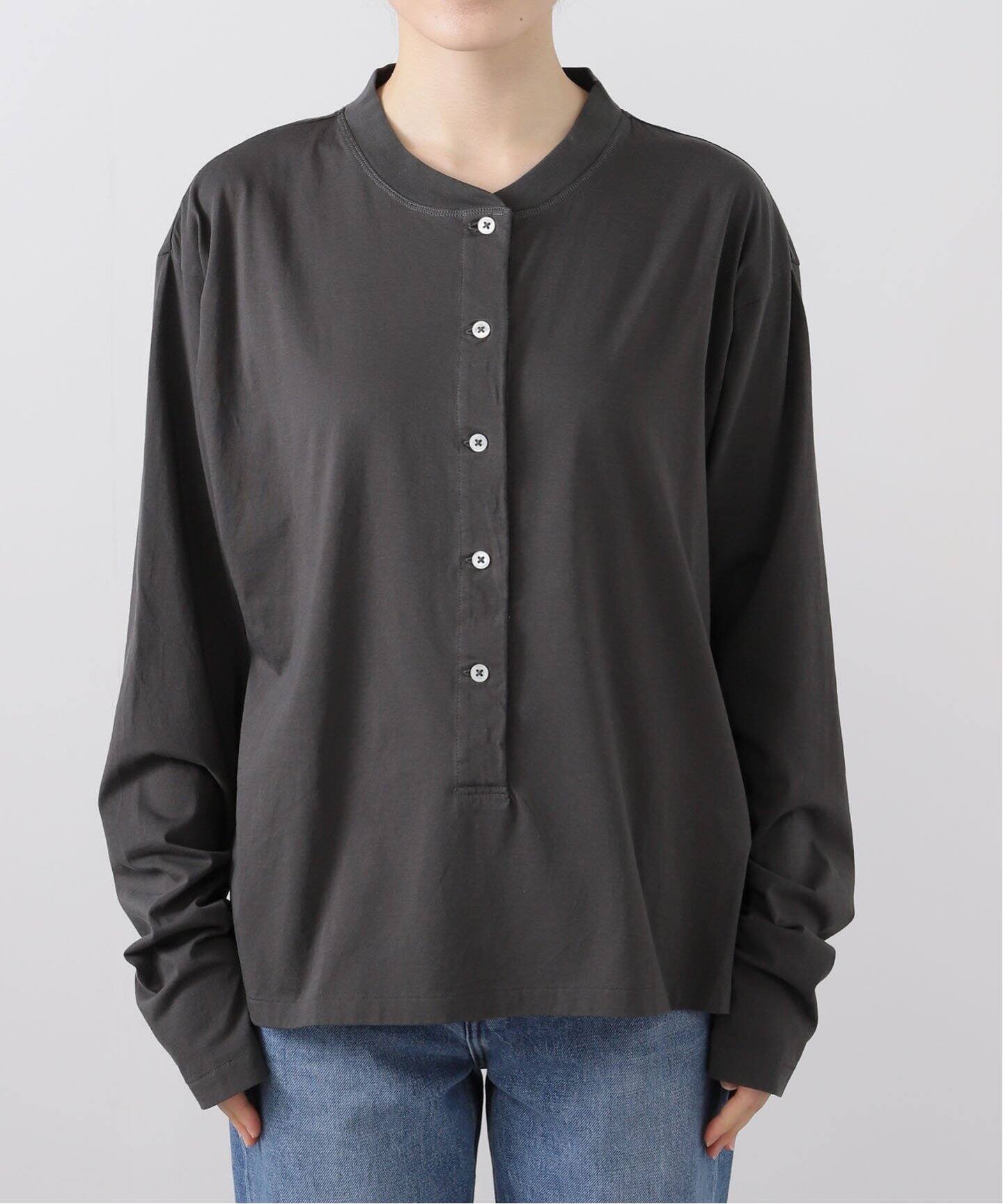 tシャツ 「CAROUSELAMBRA/ケラウズランブラ」OVER SIZED LS HENRY レディース CAROUSELAMBRA/ケラウズランブラ】OVER SIZED LS HENRY（Tシャツ