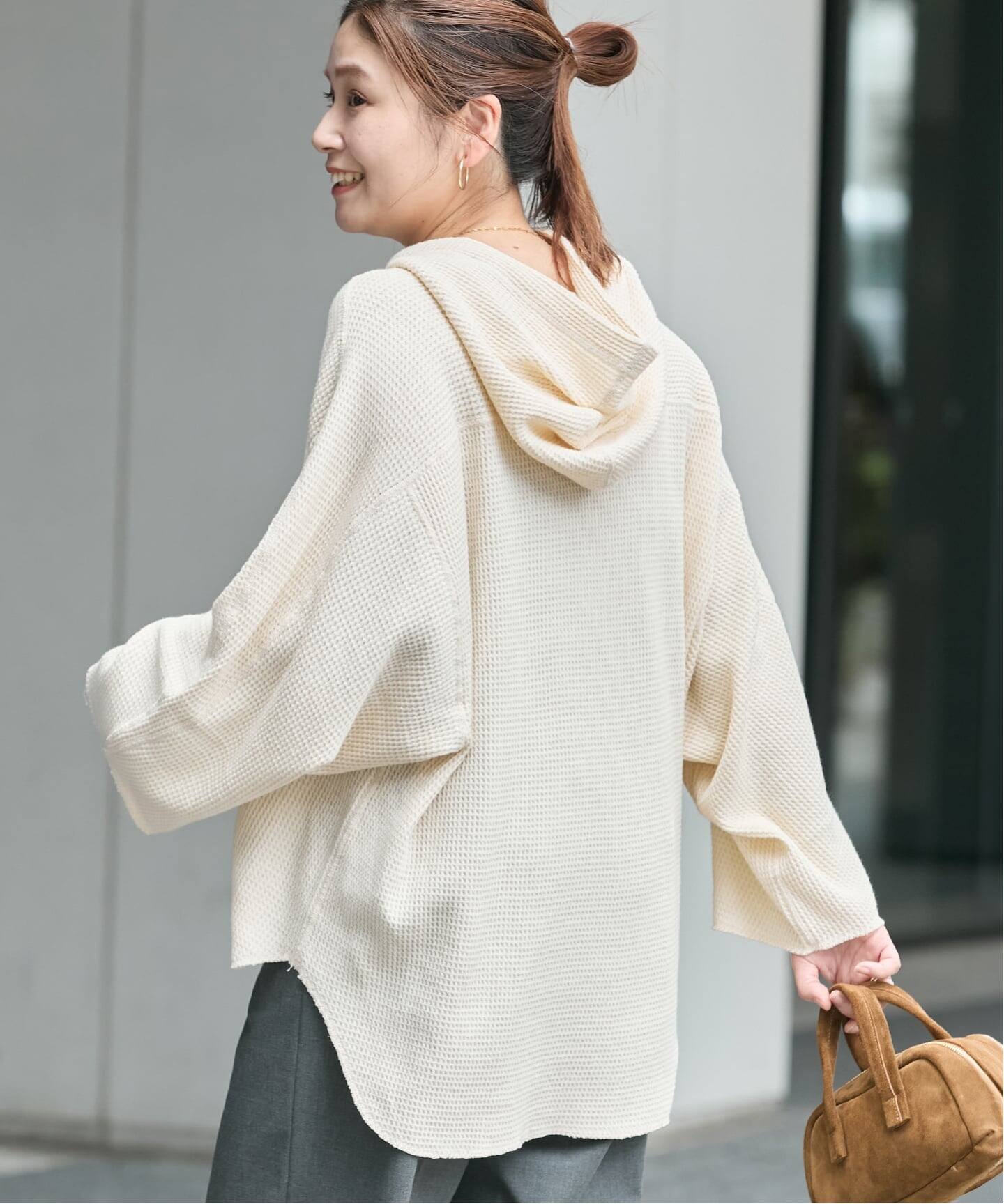 別注【ARMY TWILL/アーミーツイル】WaffleHoodie（Tシャツ／カットソー 