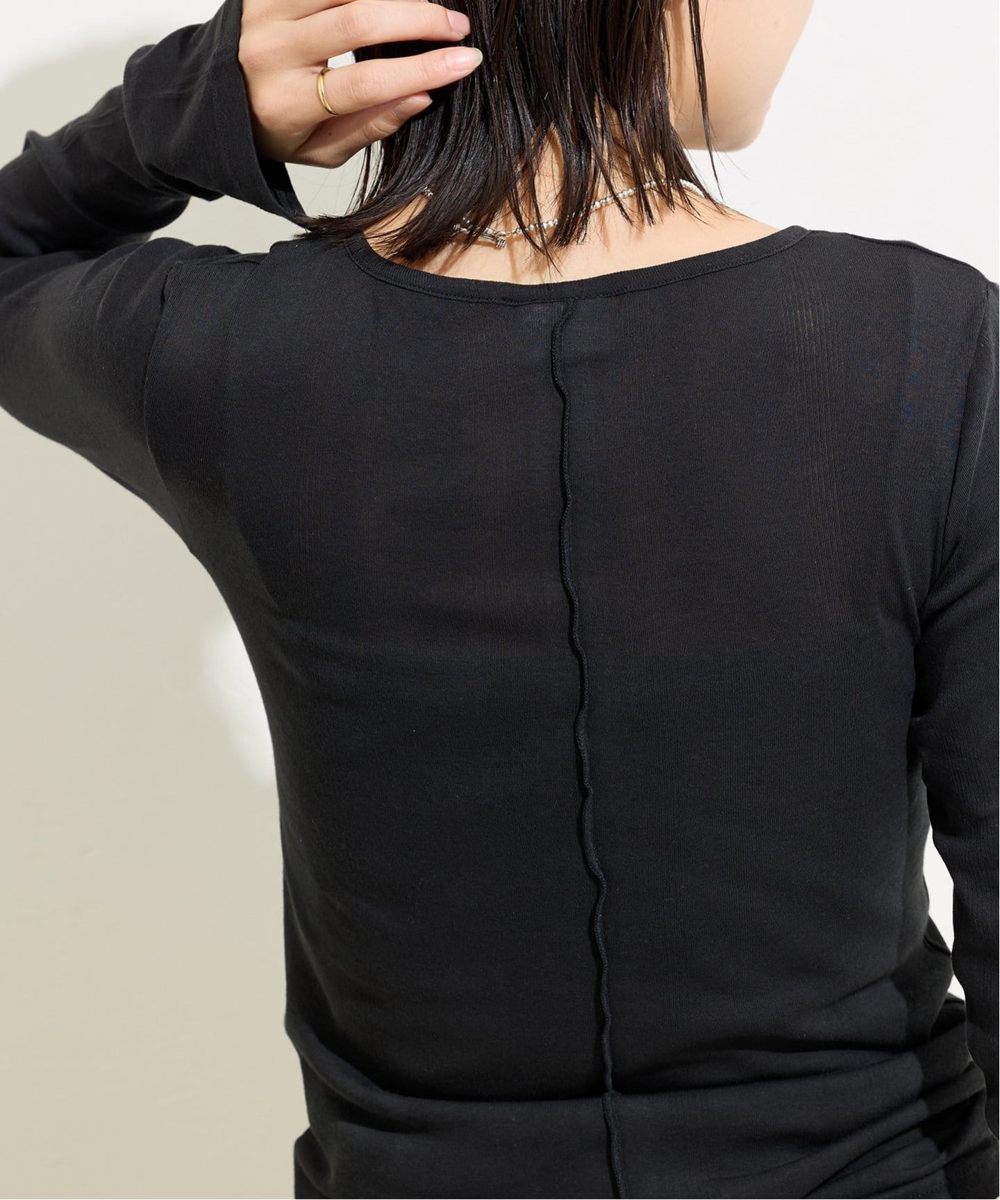 tシャツ 別注「MILLER/ミラー」 for JOURNAL STANDARD VネックリブL/S T レディース 予約》別注【MILLER/ミラー】 for JOURNAL STANDARD Vネックリブ
