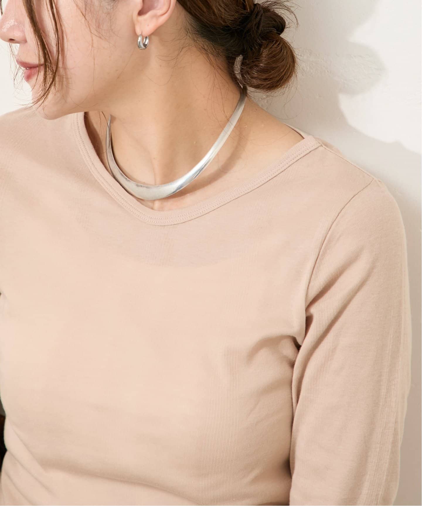 tシャツ 別注「MILLER/ミラー」 for JOURNAL STANDARD VネックリブL/S T レディース 予約》別注【MILLER/ミラー】 for JOURNAL STANDARD Vネックリブ