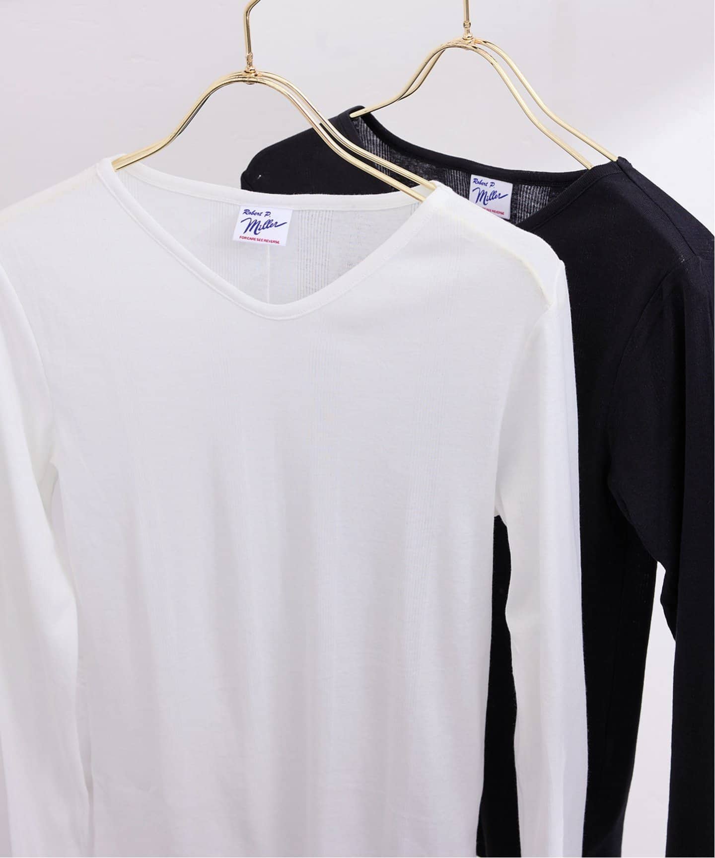 tシャツ 別注「MILLER/ミラー」 for JOURNAL STANDARD VネックリブL/S T レディース 別注【MILLER/ミラー】 for JOURNAL STANDARD VネックリブL/S T