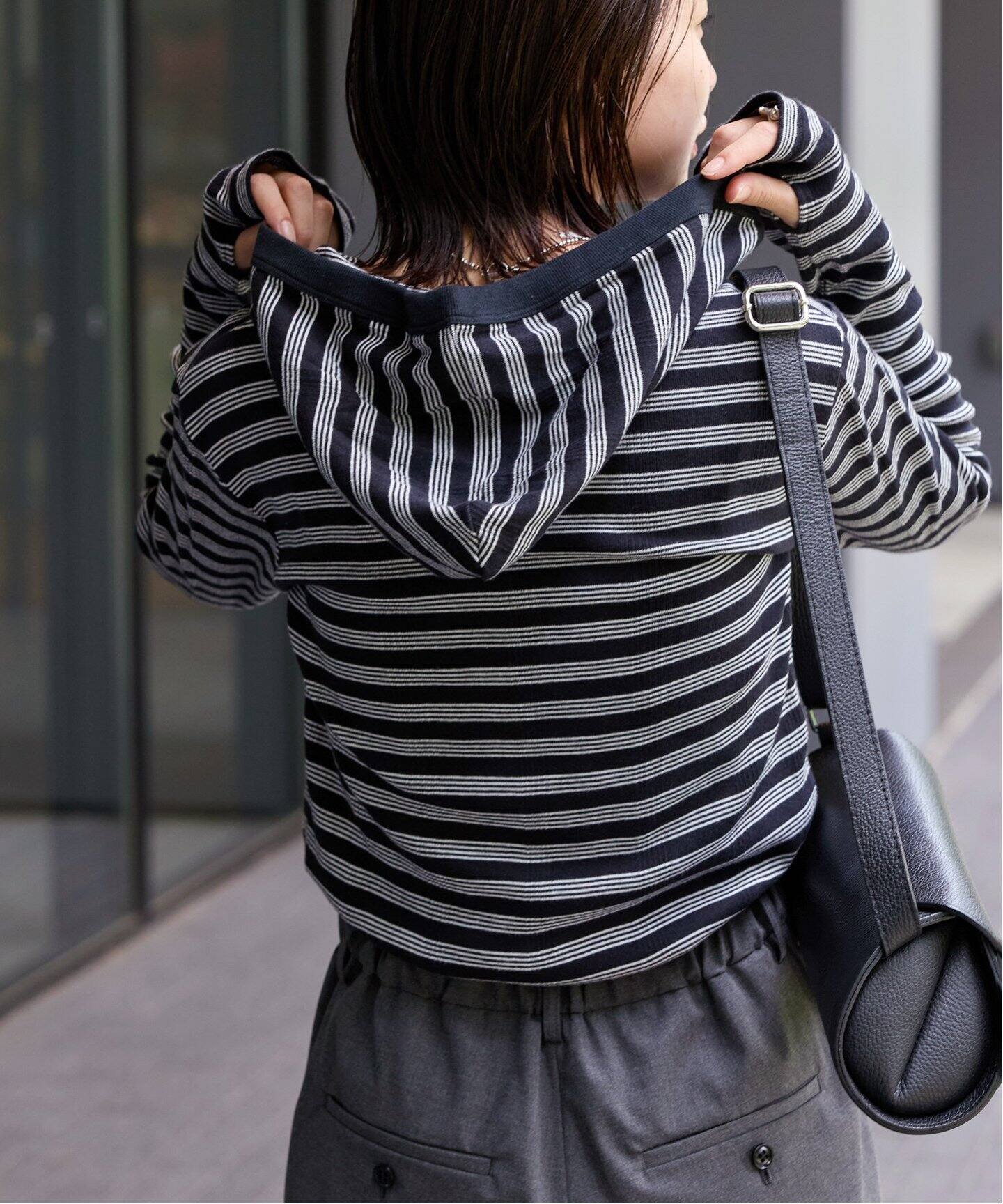 別注【MILLER/ミラー】 for JOURNAL STANDARD リブボーダーHOO（T 