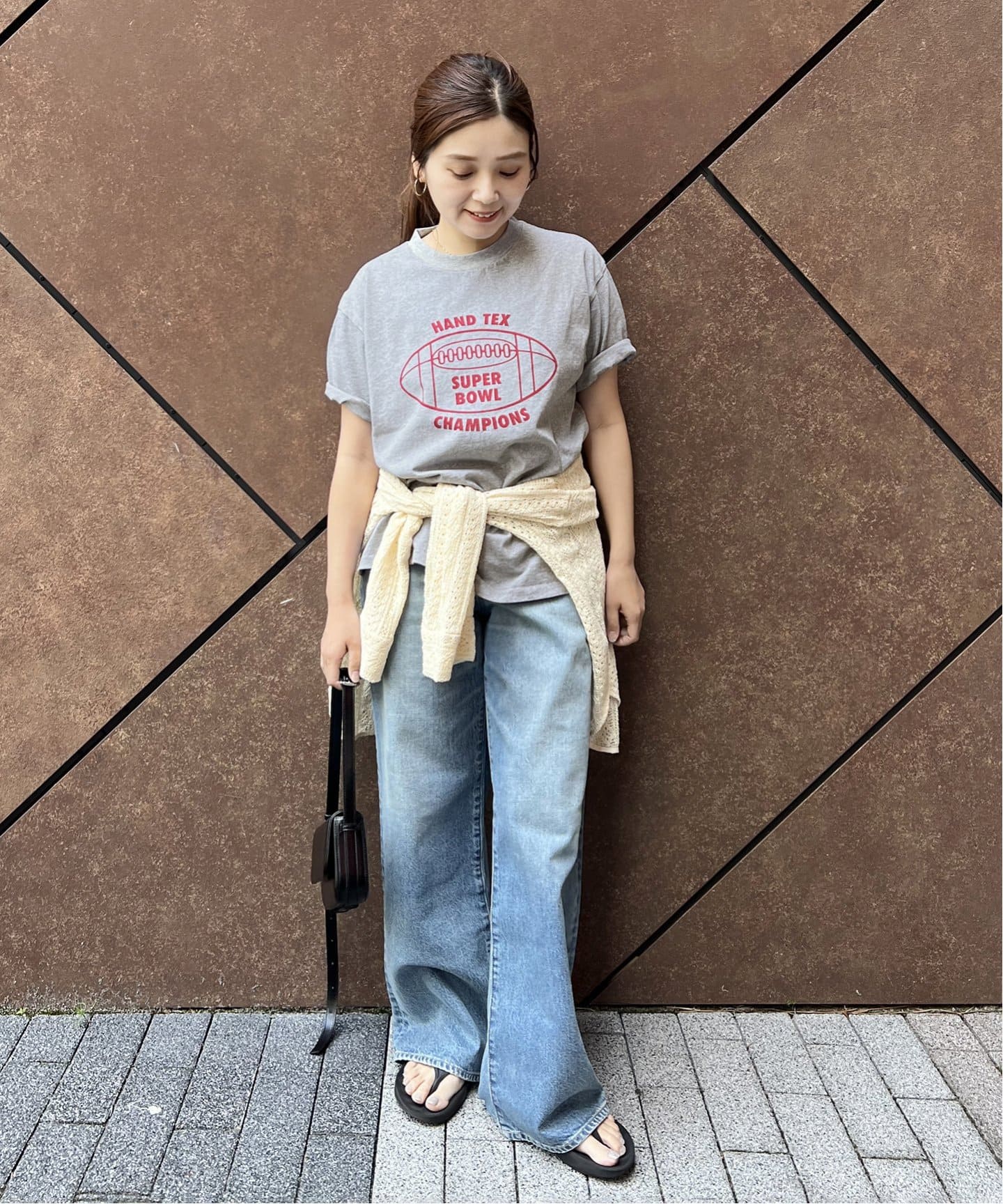 tシャツ 「HANDTEX/ハンドテックス」プリントロゴT レディース HANDTEX/ハンドテックス】プリントロゴT（Tシャツ/カットソー