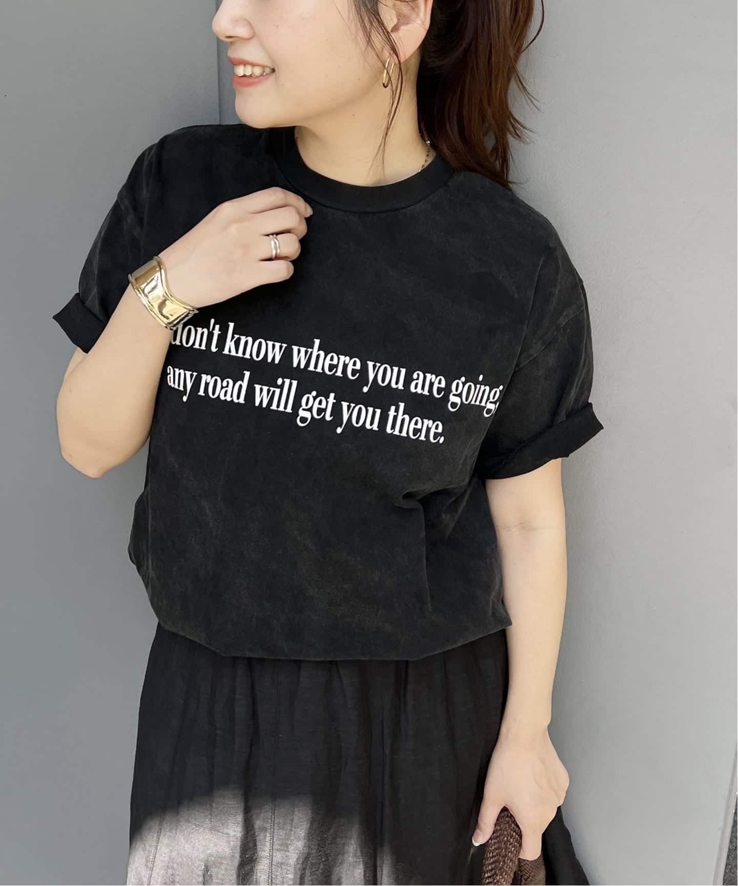 専用シャツ 「HANDTEX/ハンドテックス」プリントロゴT レディース HANDTEX/ハンドテックス】プリントロゴT（Tシャツ／カットソー