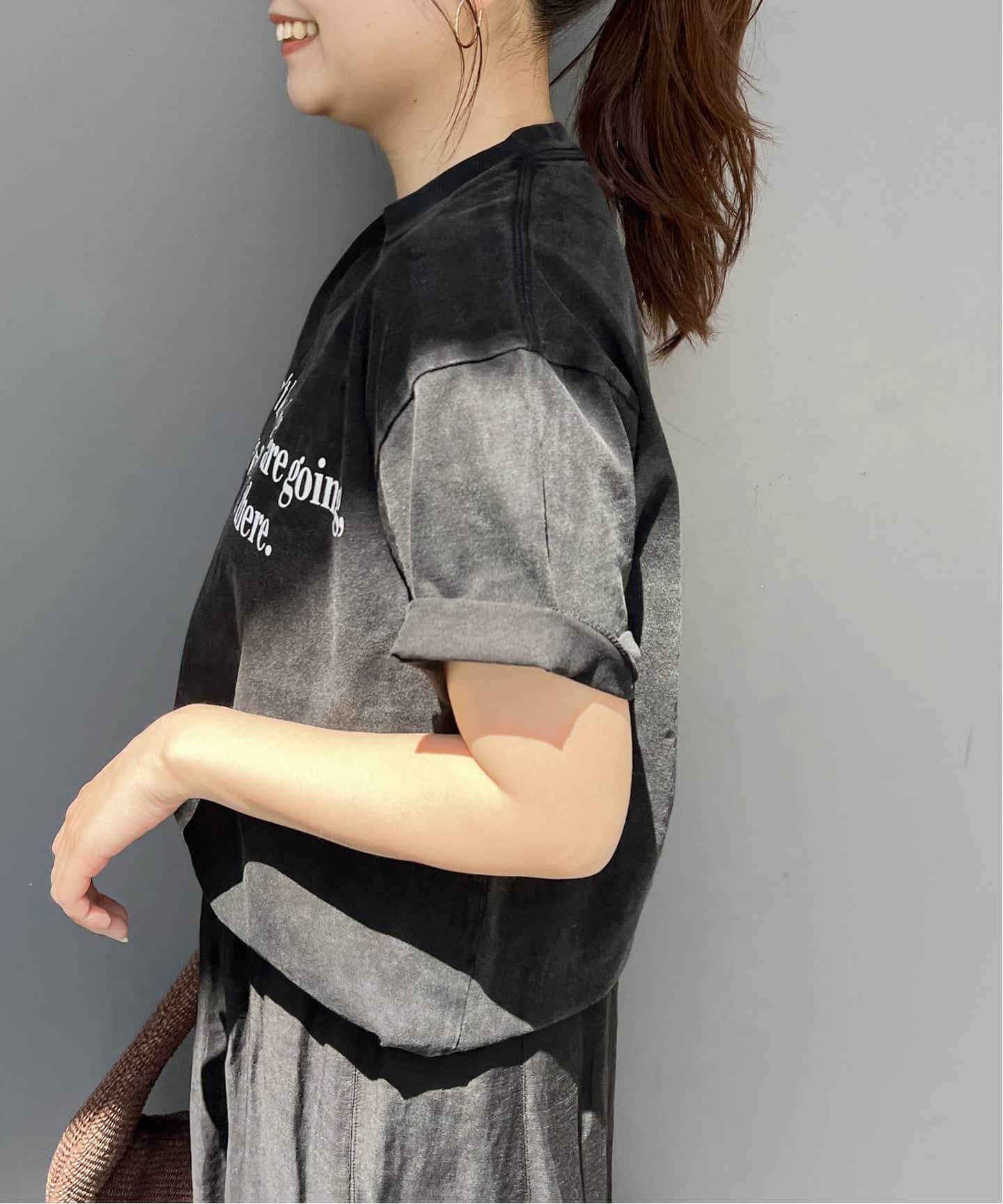 HANDTEX/ハンドテックス】プリントロゴT（Tシャツ／カットソー