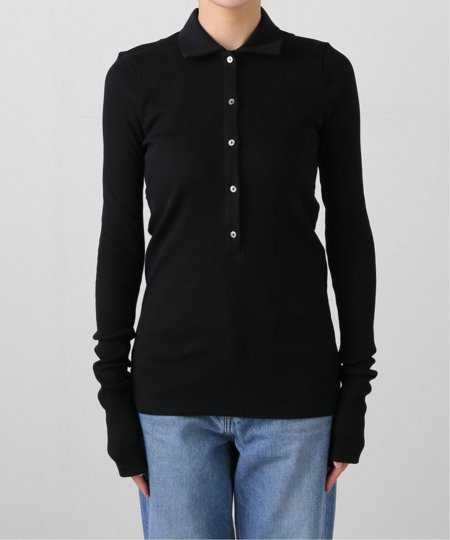 MIOSMOKEY/ミオズモーキー】 LASER TRIM POLO（Tシャツ／カットソー