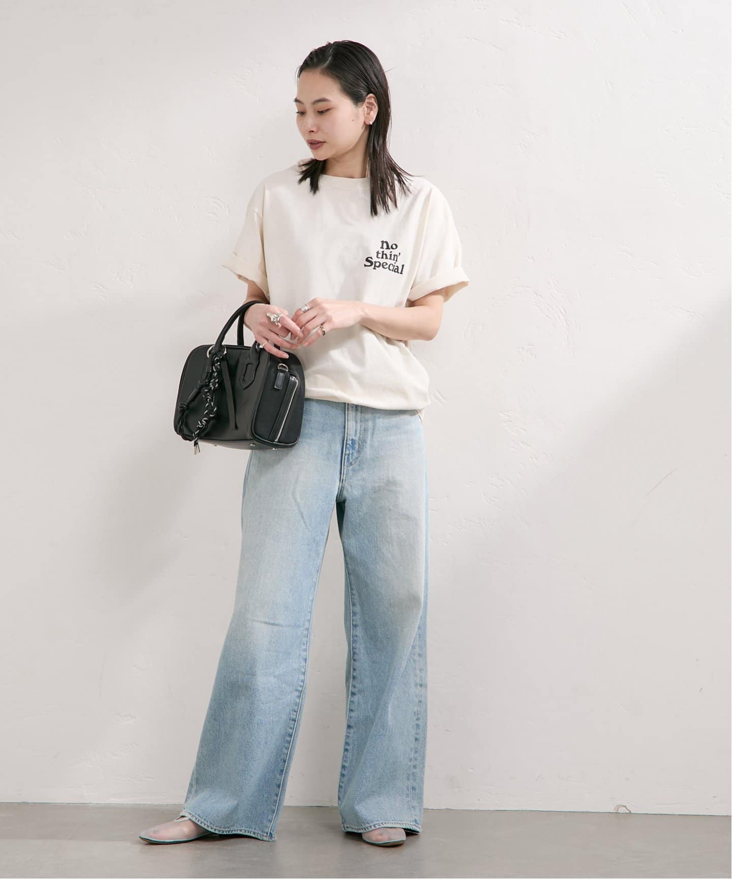 tシャツ 「NOTHIN SPECIAL/ナッシンスペシャル」 THANK YOU TEE レディース NOTHIN SPECIAL/ナッシンスペシャル】 LOGO TEE（Tシャツ