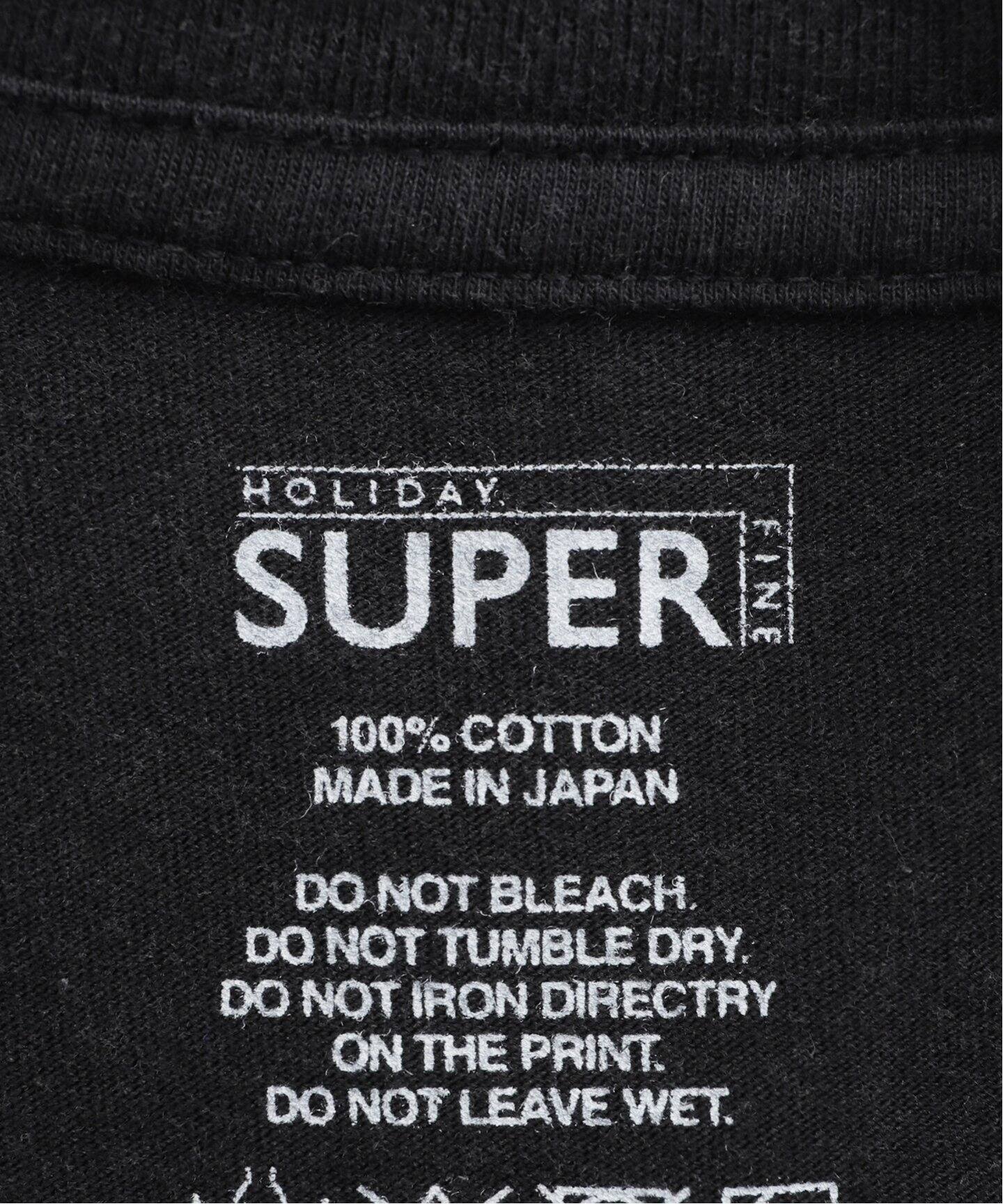 SUPER FINE S/S T-SHIRT（FRIENDS' HOLIDAY） HOLIDAY/ホリデイ】SUPER FINE S/S T-SHIRT(FRIENDS）（Tシャツ