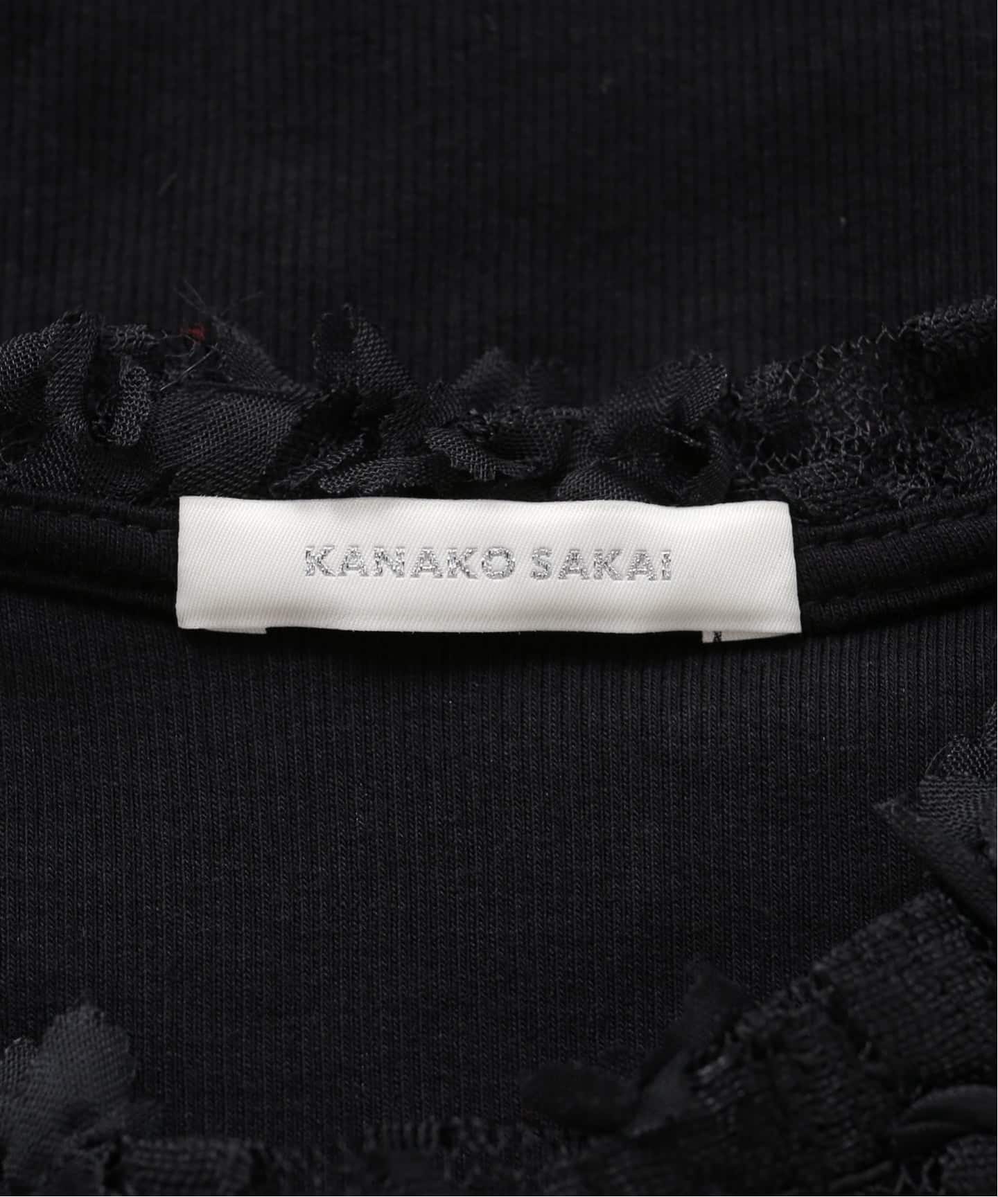 KANAKO SAKAI /カナコ サカイ】 LACE T-SH（Tシャツ／カットソー