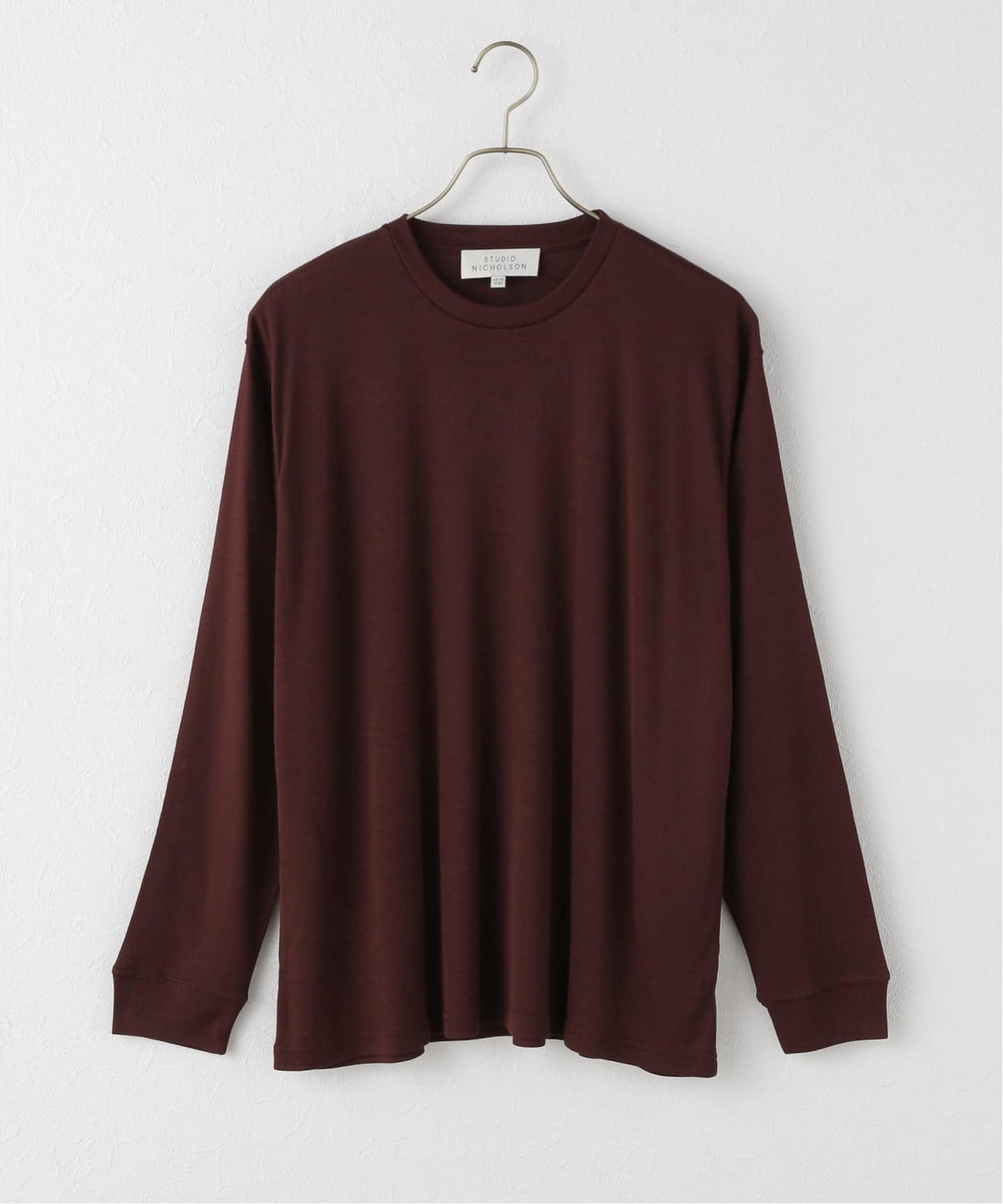 STUDIO NICHOLSON/スタジオ ニコルソン】LONG SLEEVE TOP（T