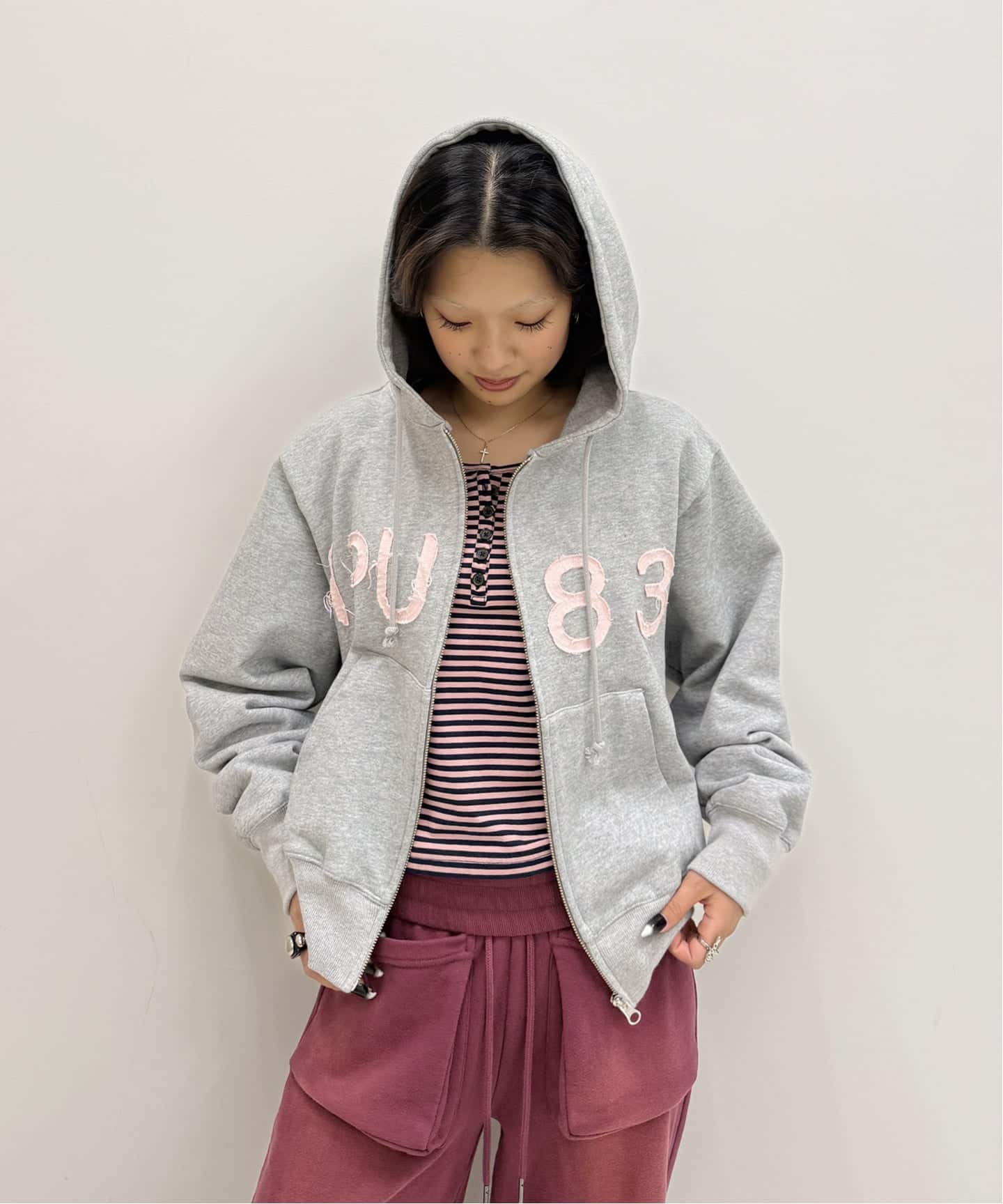 トップス Oriens IPU83 Flont Zip Hoodie 追加》IPU83 Flont Zip Hoodie（パーカー）｜Oriens JOURNAL