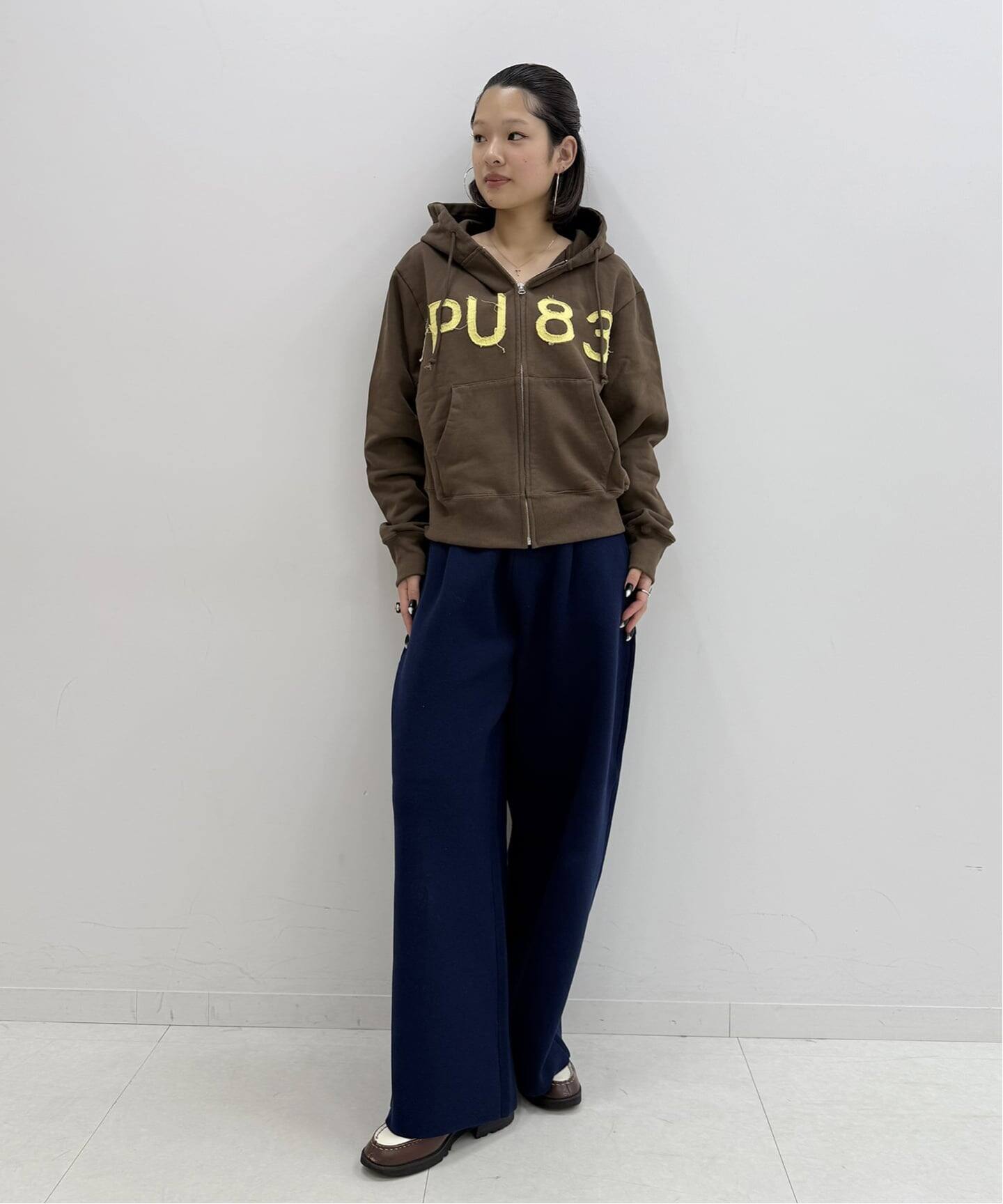 追加》IPU83 Flont Zip Hoodie（パーカー）｜Oriens JOURNAL STANDARD 