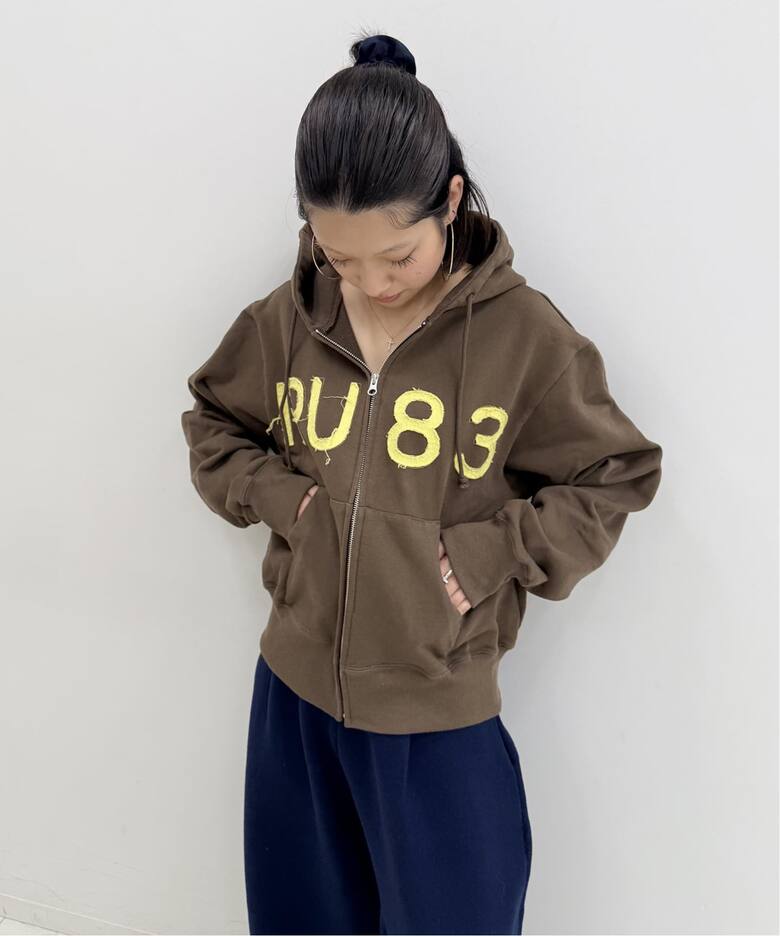 追加》IPU83 Flont Zip Hoodie（パーカー）｜Oriens JOURNAL STANDARD 