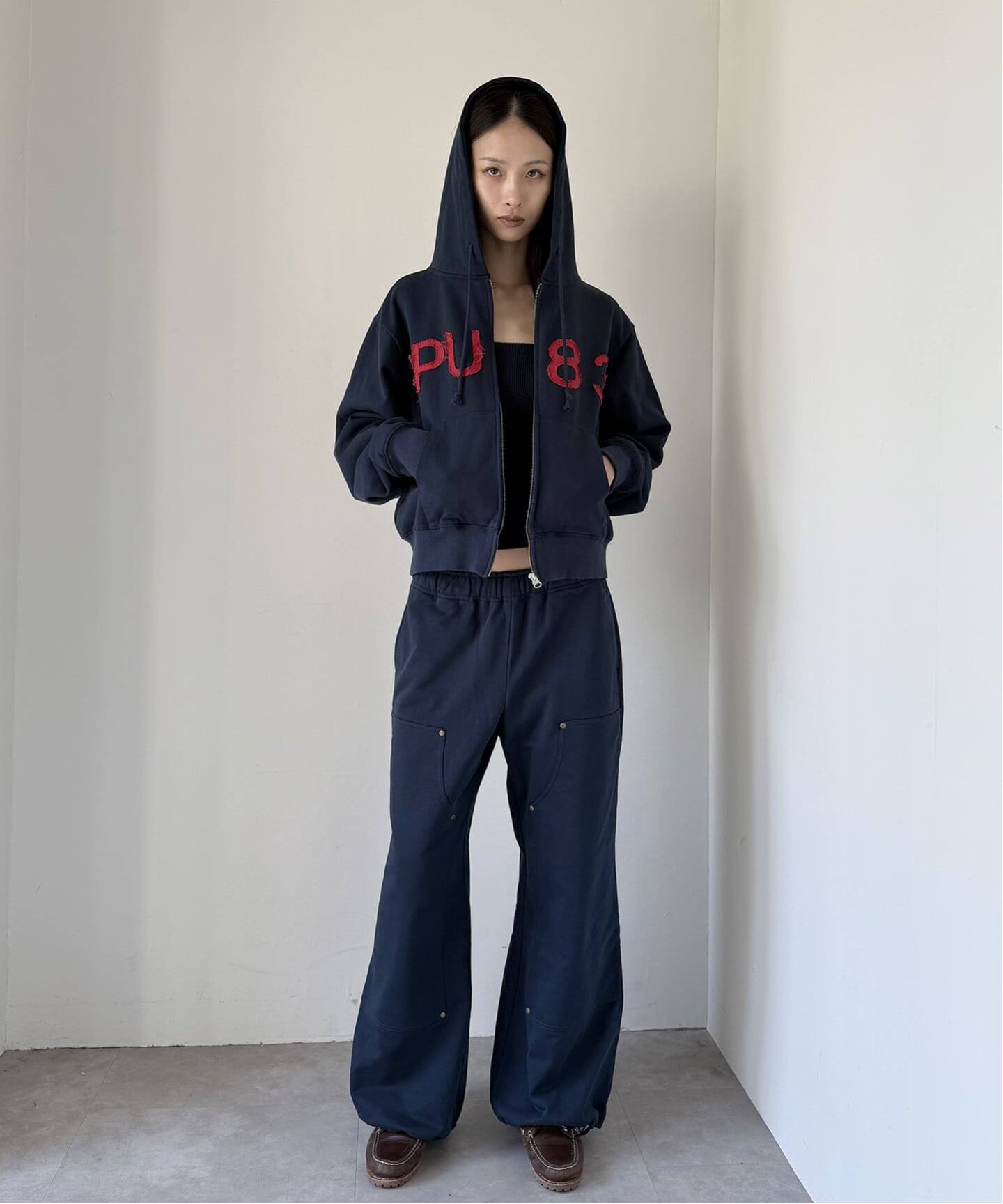 追加》IPU83 Flont Zip Hoodie（パーカー）｜Oriens JOURNAL STANDARD 