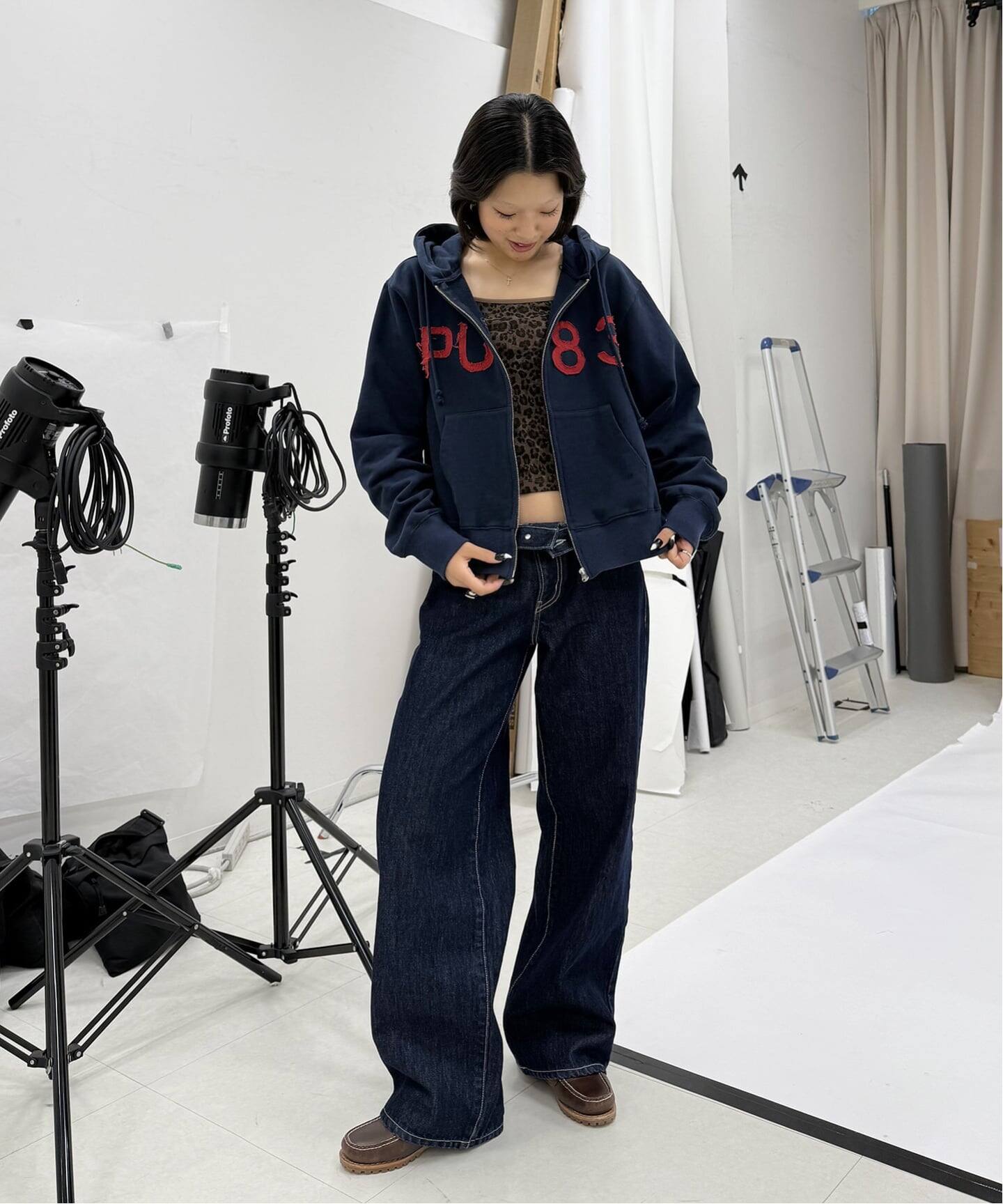 追加》IPU83 Flont Zip Hoodie（パーカー）｜Oriens JOURNAL STANDARD 