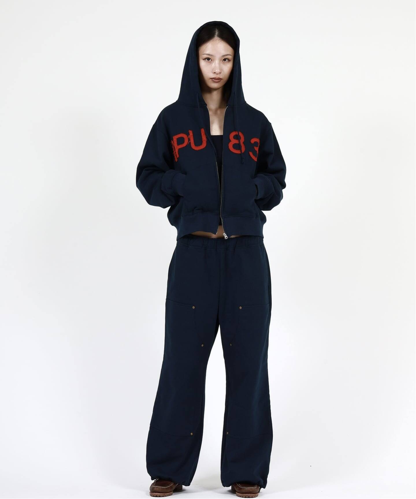 追加》IPU83 Flont Zip Hoodie（パーカー）｜Oriens JOURNAL STANDARD