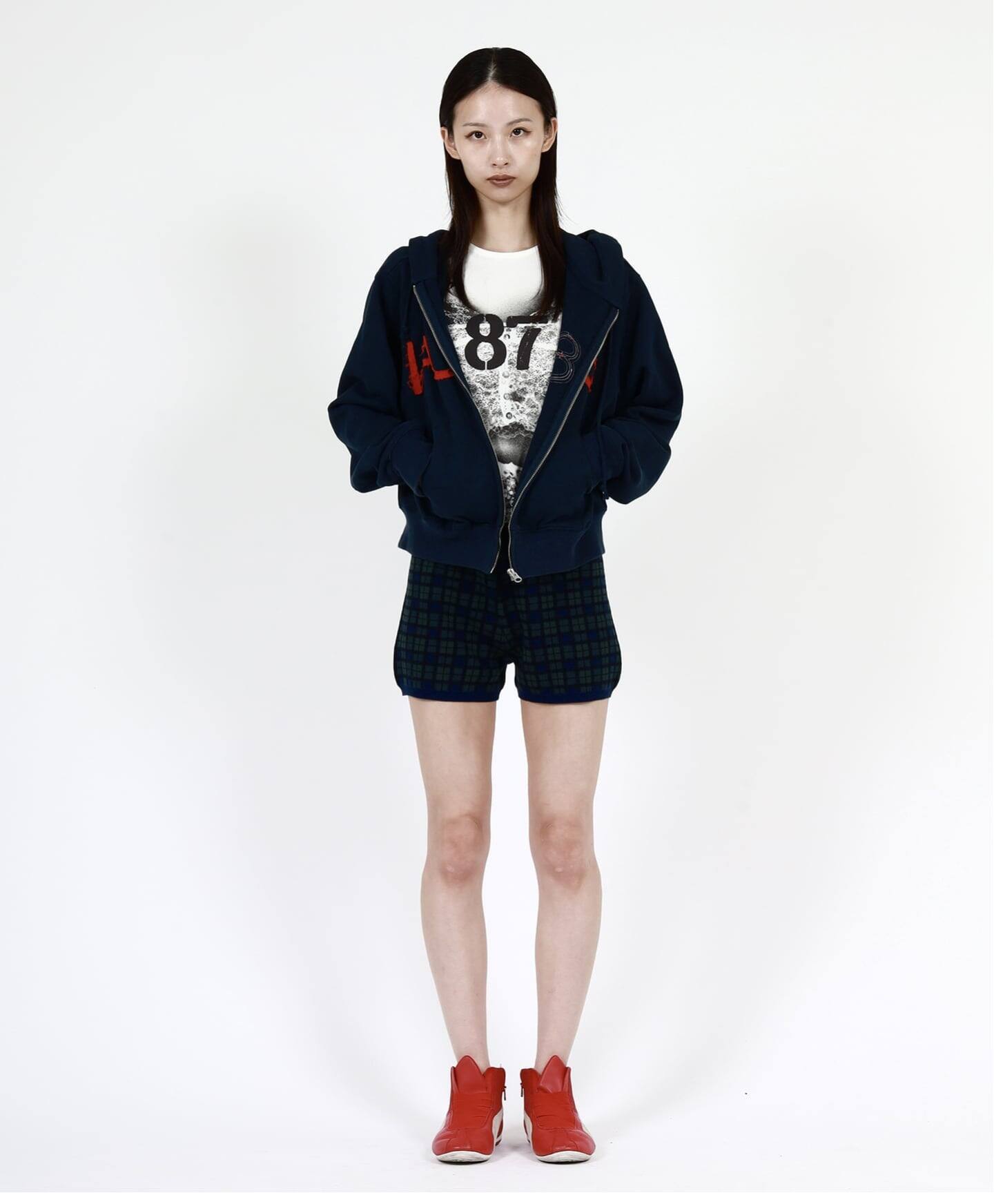 Oriens JOURNAL STANDARDジップパーカー ネイビー 追加》IPU83 Flont Zip Hoodie（パーカー）｜Oriens JOURNAL STANDARD