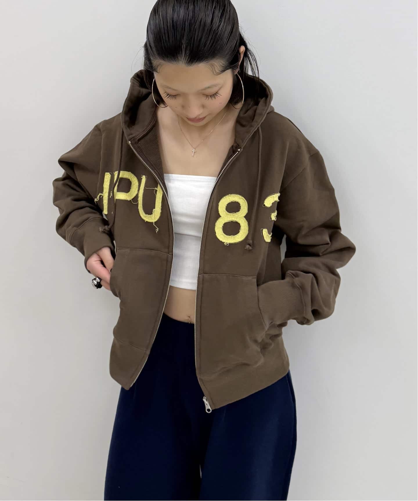 追加2》IPU83 Flont Zip Hoodie（パーカー）｜Oriens JOURNAL STANDARD