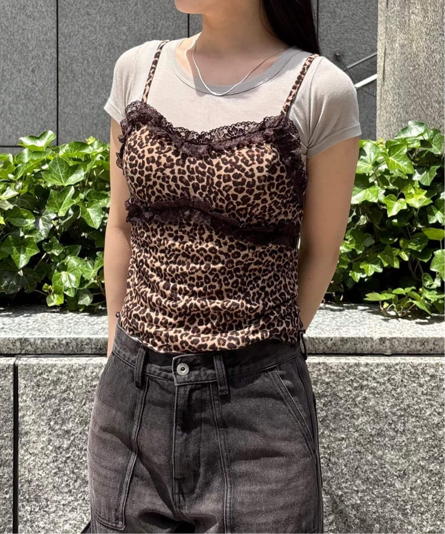 ドルチェ＆ガッバーナ レオパードキャミソール DOLCE & GABBANA