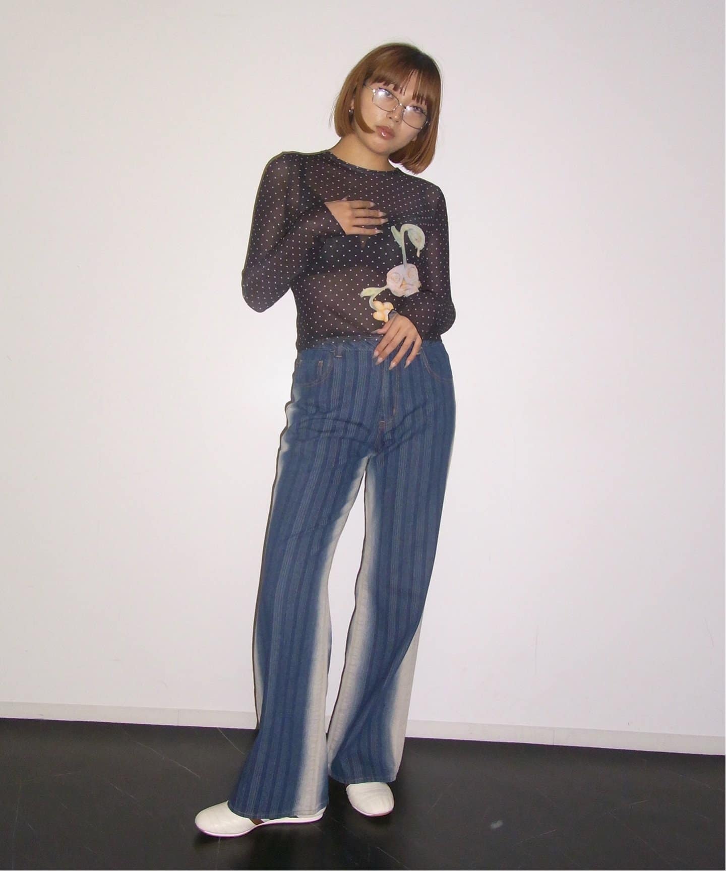 Ema gaspar×Oriens】COLLAB シアーTシャツ（Tシャツ／カットソー