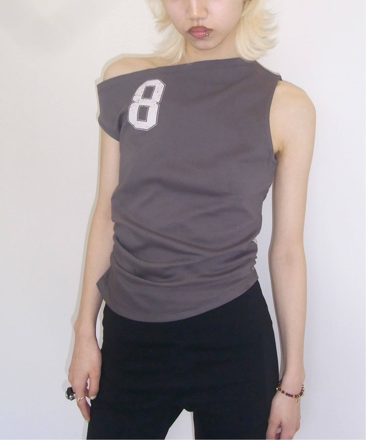 予約》アシンメトリーTシャツ（Tシャツ／カットソー）｜Oriens