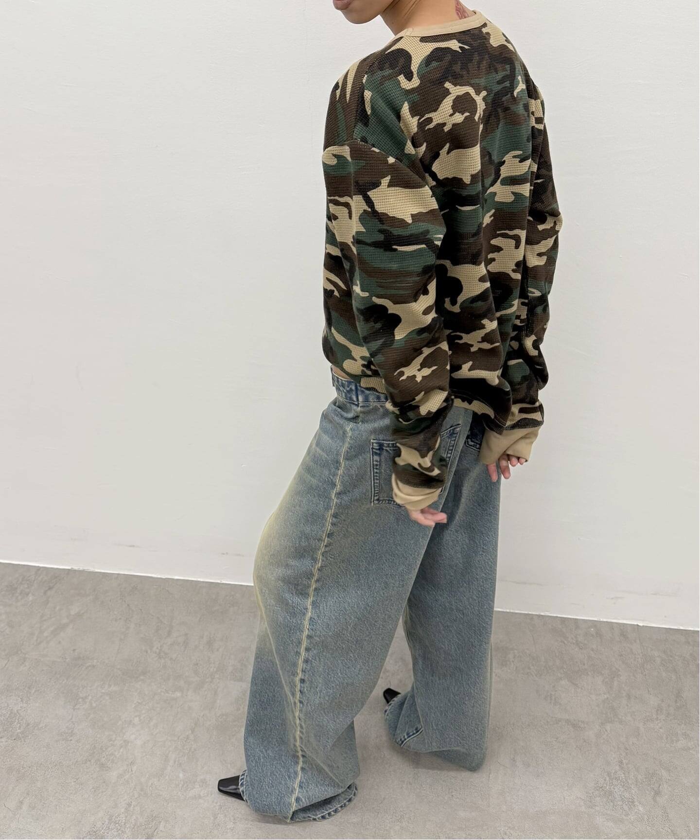 カモフラージュサーマルロングTシャツ（Tシャツ／カットソー）｜Oriens