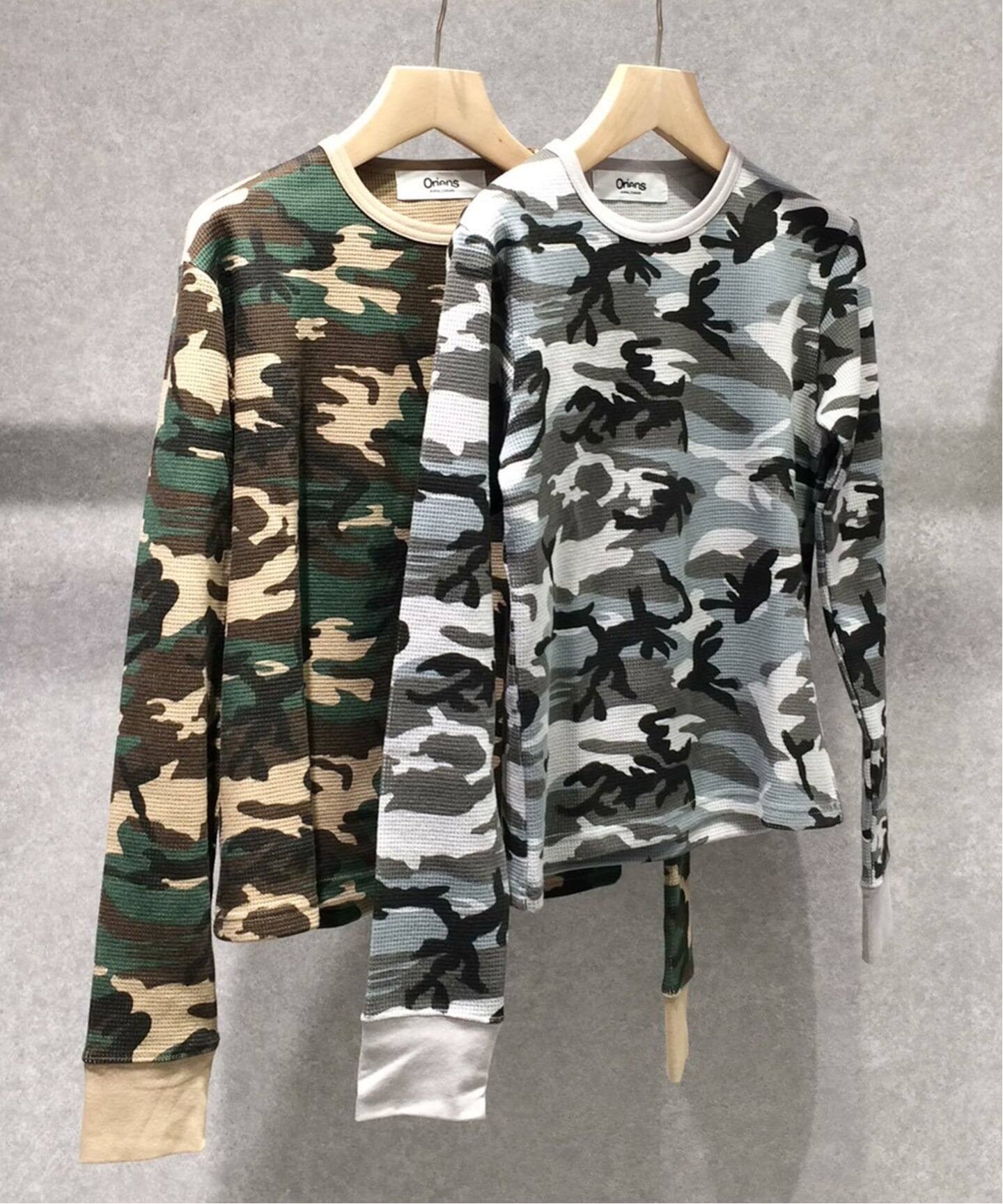 カモフラージュサーマルロングTシャツ（Tシャツ／カットソー）｜Oriens
