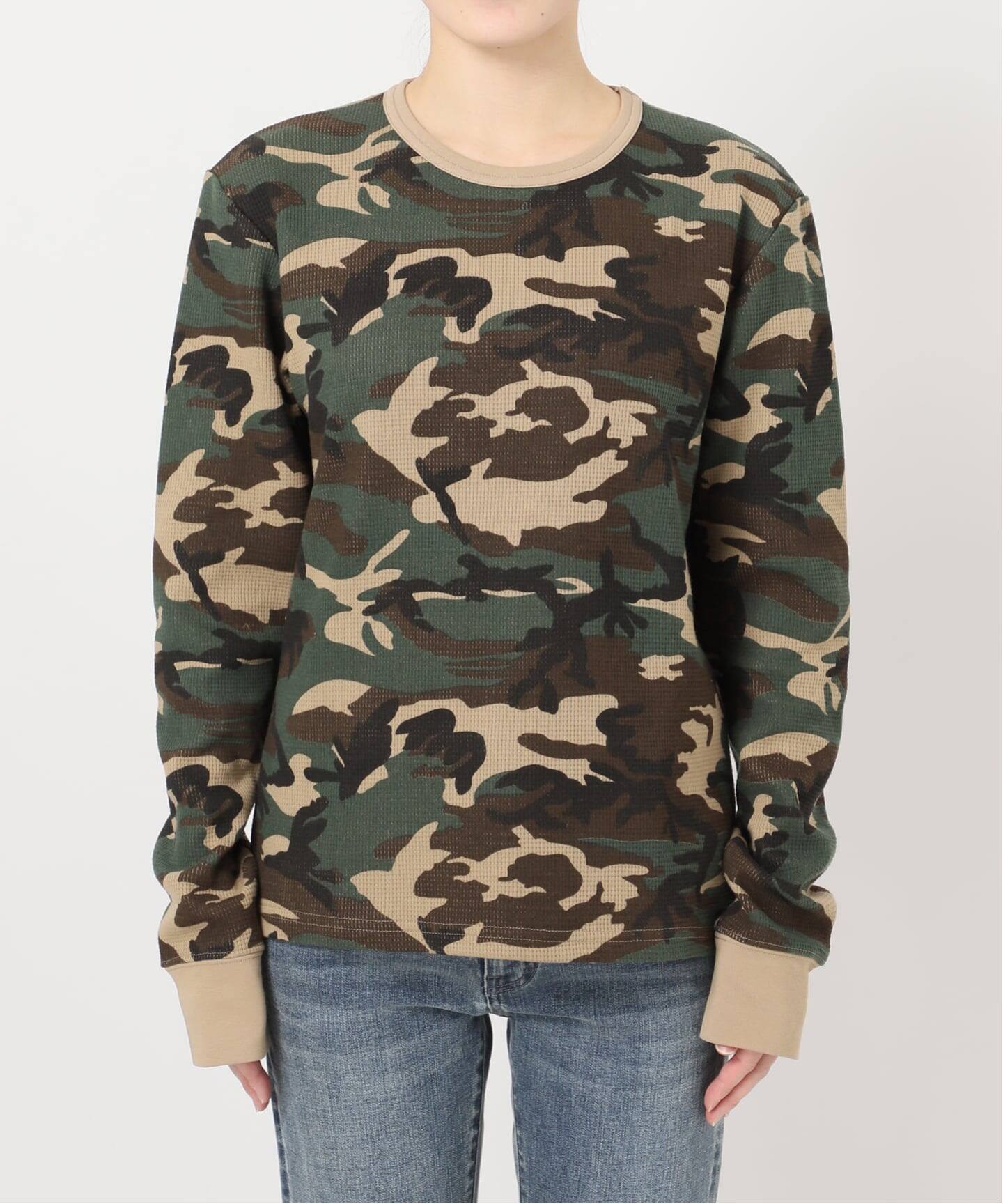 カモフラージュサーマルロングTシャツ（Tシャツ／カットソー）｜Oriens