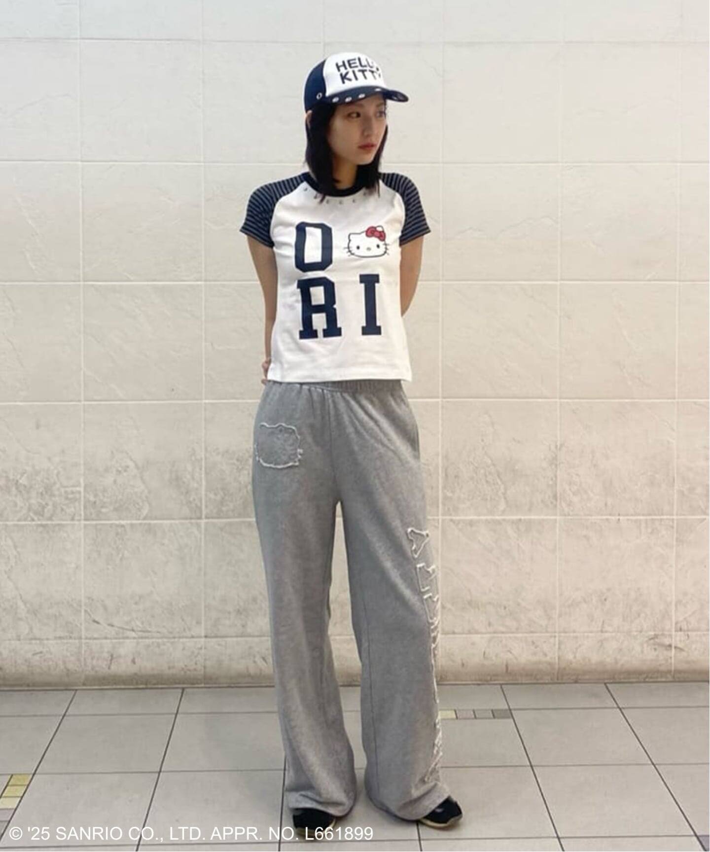 HELLO KITTY×Oriens】スウェットパンツ（スウェットパンツ
