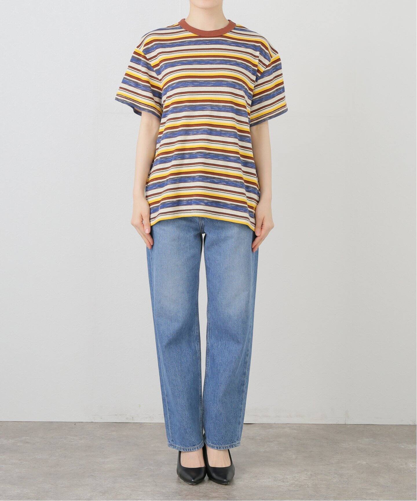 tシャツ 「BRAIN DEAD/ブレインデッド」 CASEY STRIPED T T00004356D125 レディース BRAIN DEAD/ブレインデッド】 CASEY STRIPED T T00004356D125（T