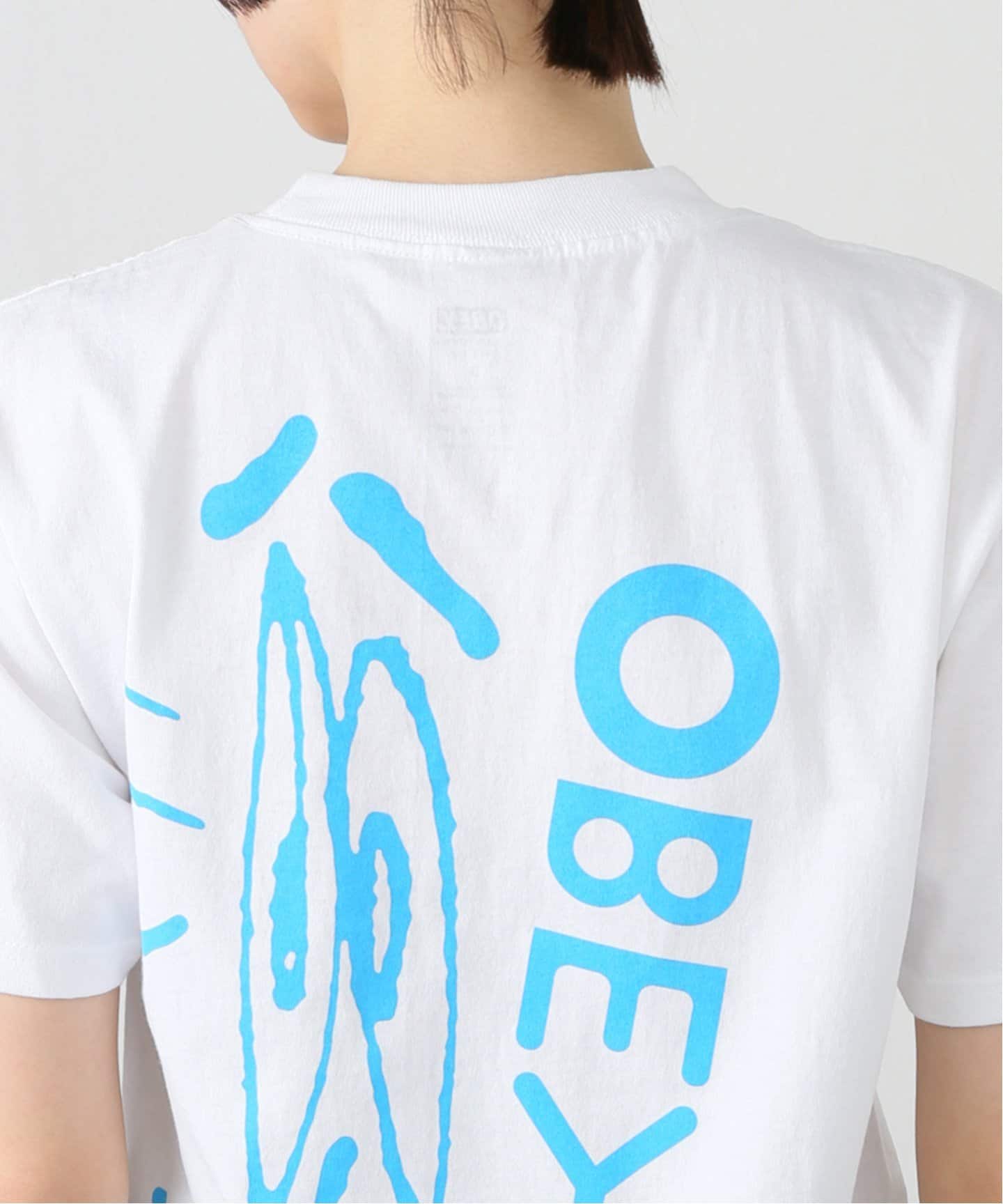 OBEY 売れ筋商品|||オベイ Tシャツ トップス レディース Tops White OBEY tシャツ OBEY/オベイ 半袖Tシャツ リラックスシルエット