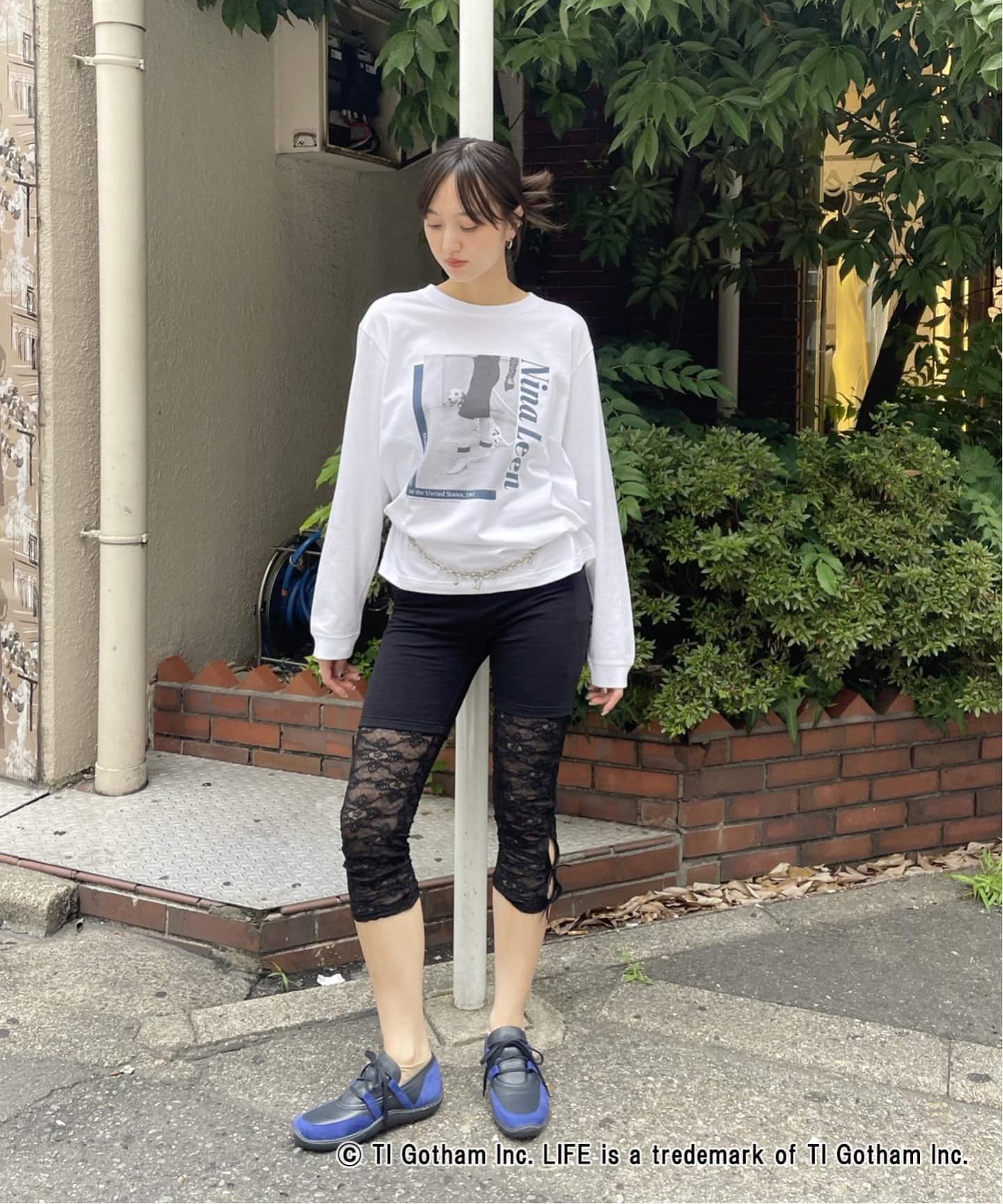 【GOOD ROCK SPEED】LIFE Knitting フォトT ブラック 予約》【GOOD ROCK SPEED 】LIFE PC （フォトプリント2）ロンT