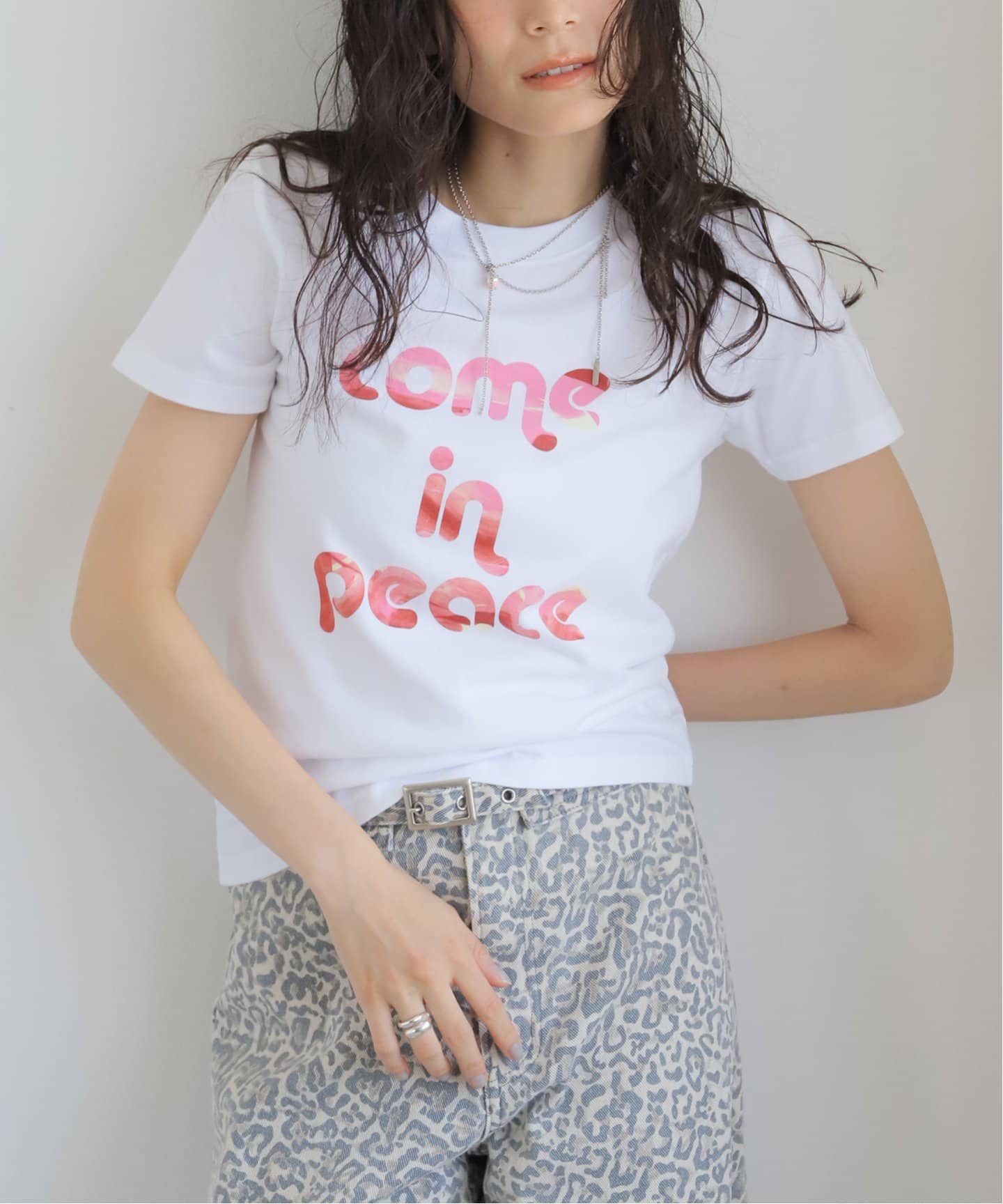 tシャツ 「irojikake/イロジカケ」Cip tiny T-shirt IG25SSTP21 レディース tシャツ 「irojikake/イロジカケ」Cip tiny T-shirt IG25SSTP21