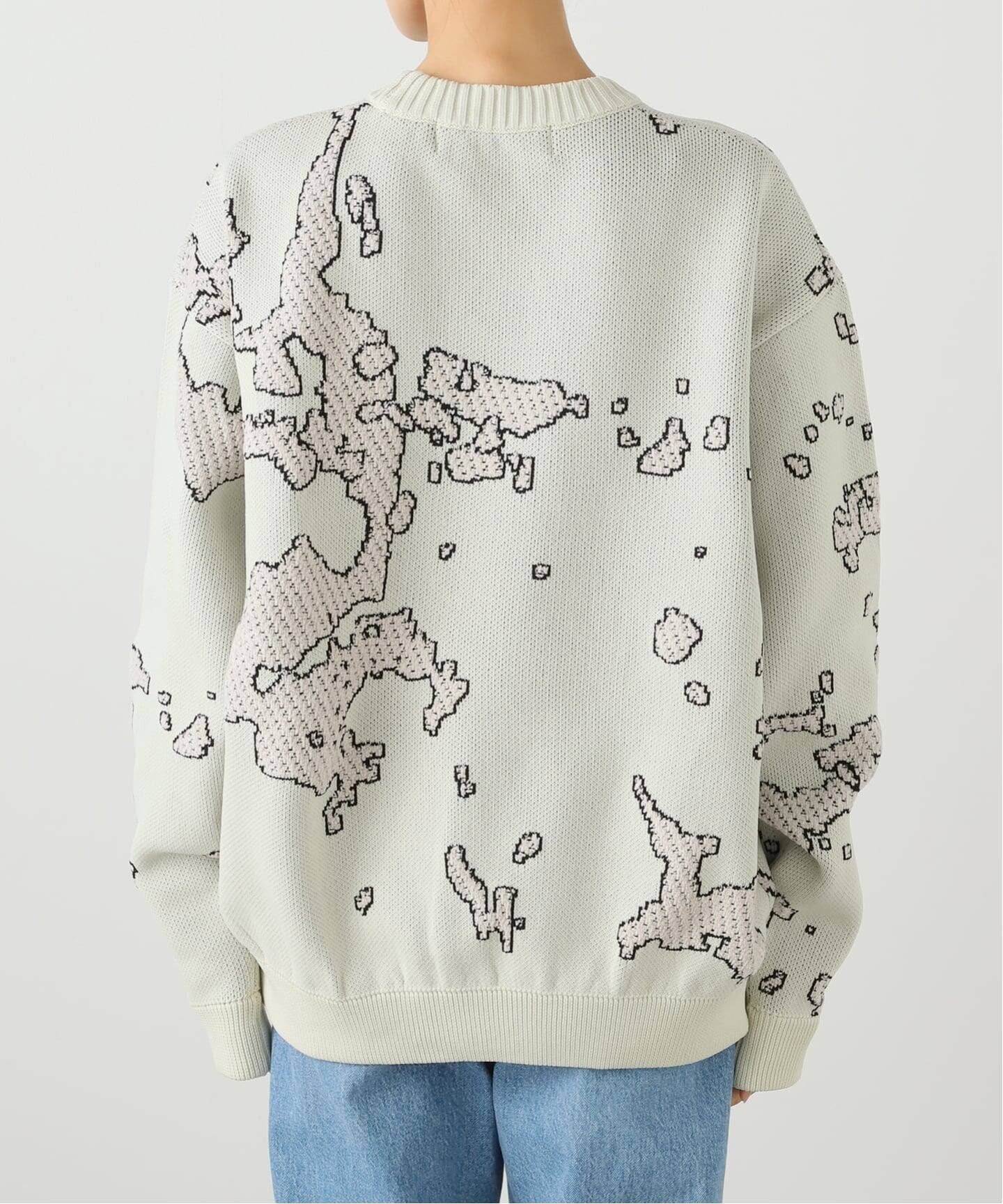 BAL/ バル】 JACQUARD COTTON CREWNECK SWEATER BAL-2166（ニット