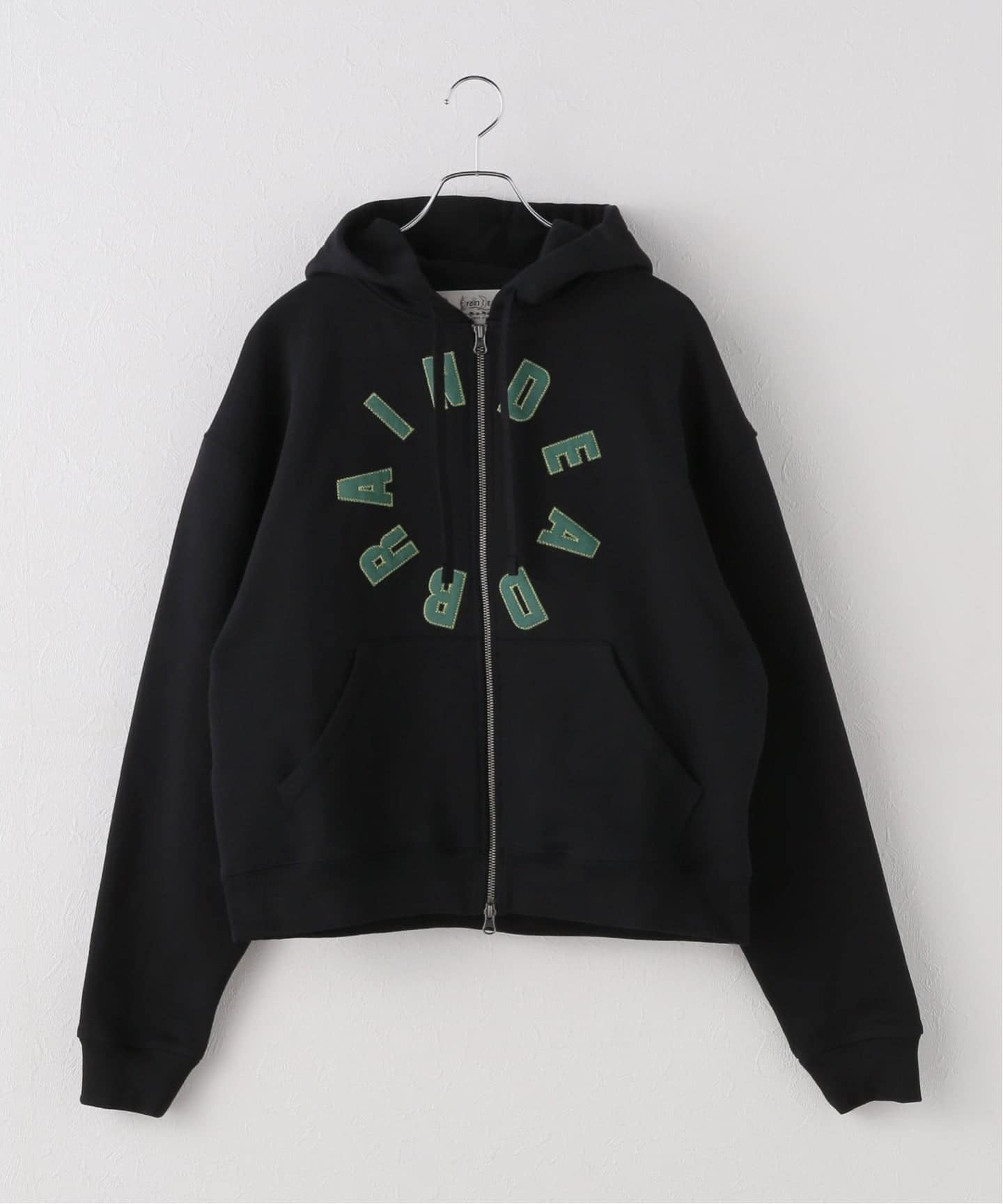 BRAIN DEAD/ブレインデッド】 COLLEGIATE ZIP UP HOODIE