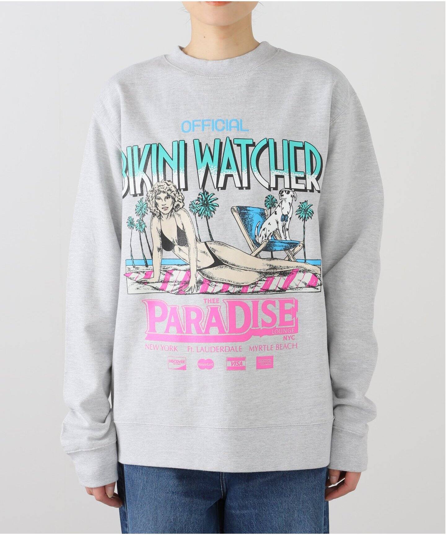 PARADISE NYC /パラダイスニューヨーク】 BIKINI WATCHER CREW