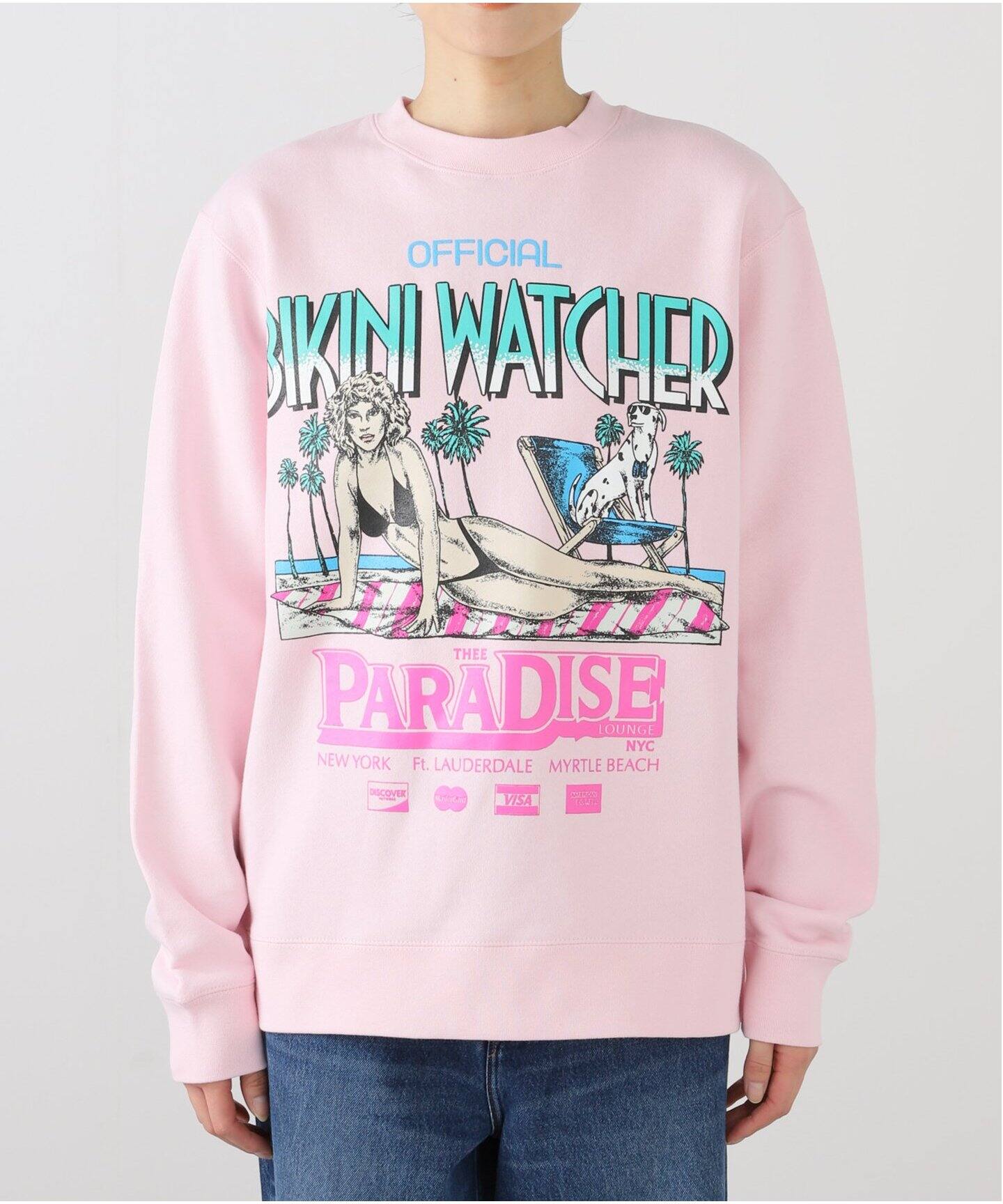 PARADISE NYC /パラダイスニューヨーク】 BIKINI WATCHER CREW