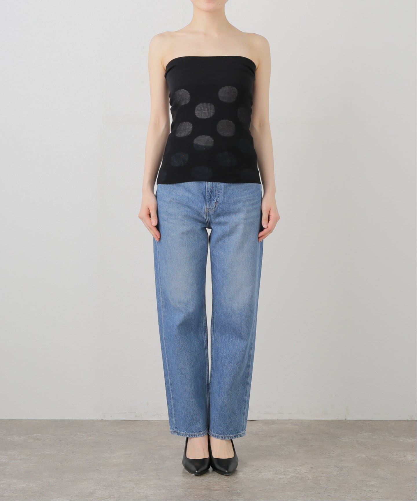 paloma wool バラプリント アイボリー チューブトップ M paloma wool バラプリント アイボリー チューブトップ M