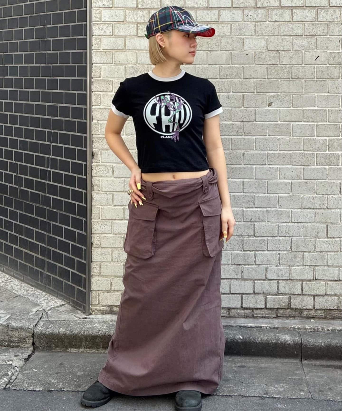 tシャツ 「P.A.M/パム」LIL BONES BABY TEE 2204/AB レディース P.A.M/パム】LIL BONES BABY TEE 2204/AB（Tシャツ／カットソー