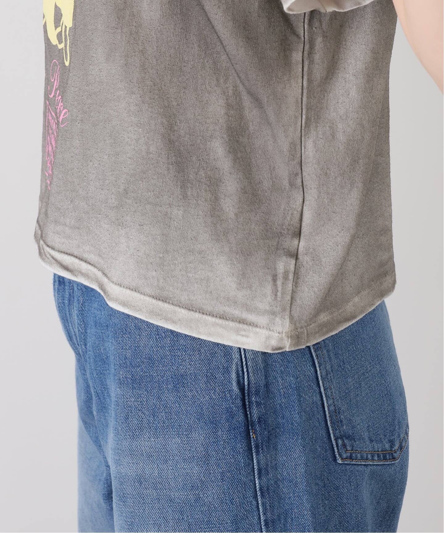 Ashley Williams 】WASHED GREY CROPPED T-SH AWAW250098（Tシャツ