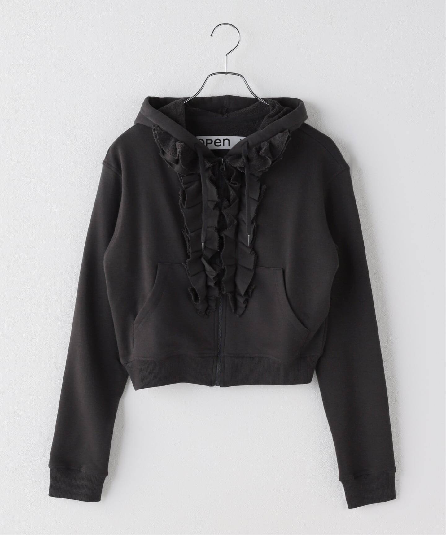 OPEN YY オープンワイワイ RUFFLE HOODIE パーカー OPEN YY / オープンワイワイ】RUFFLE HOODIE YY253JK002（パーカー