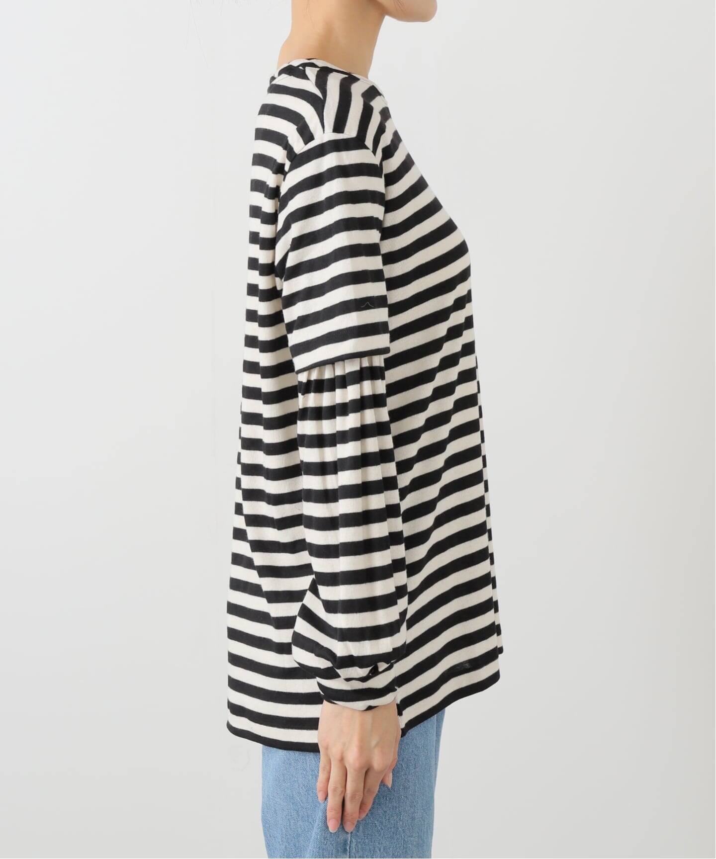OPEN YY / オープンワイワイ】LAYERED STRIPE TSHIRT YY253TS007