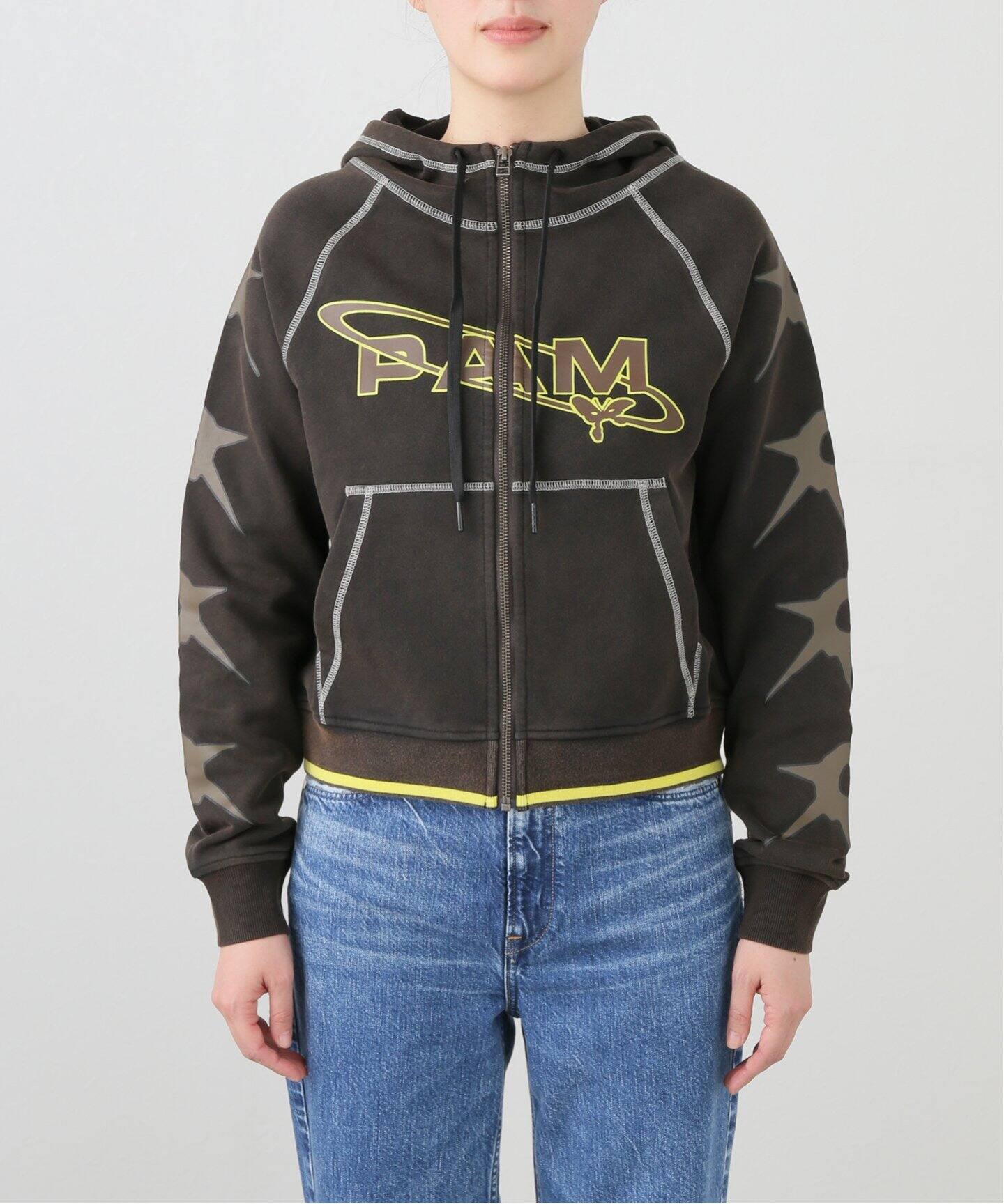 P.A.M/パム】JADE RABBIT HOODED ZIP THRU 4580- BLWS（パーカー
