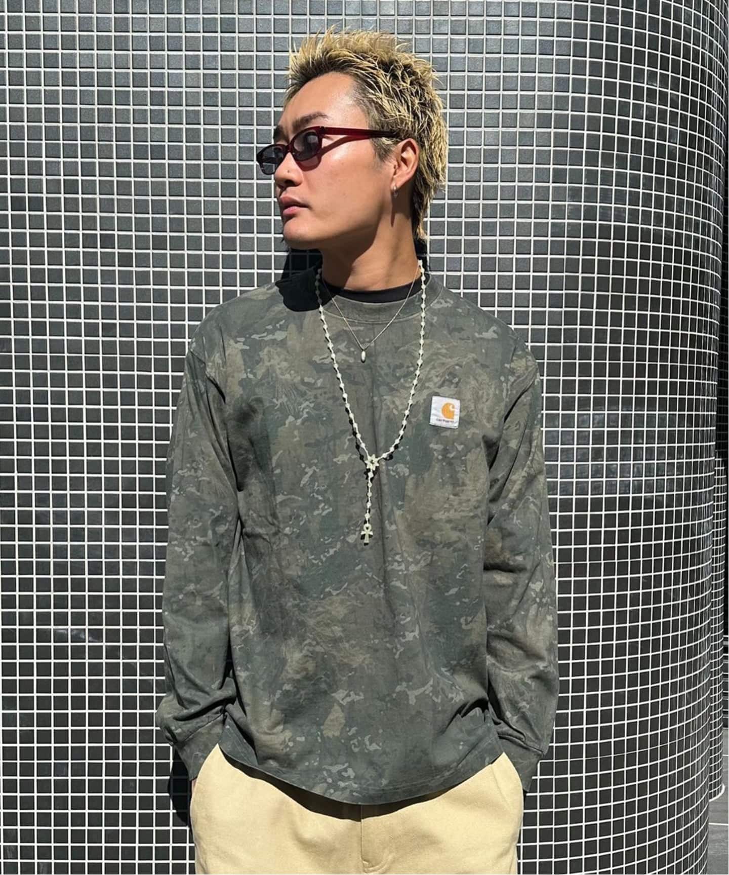 CARHARTT WIP / カーハート ダブリューアイピー】L/S CAMO COMBI T