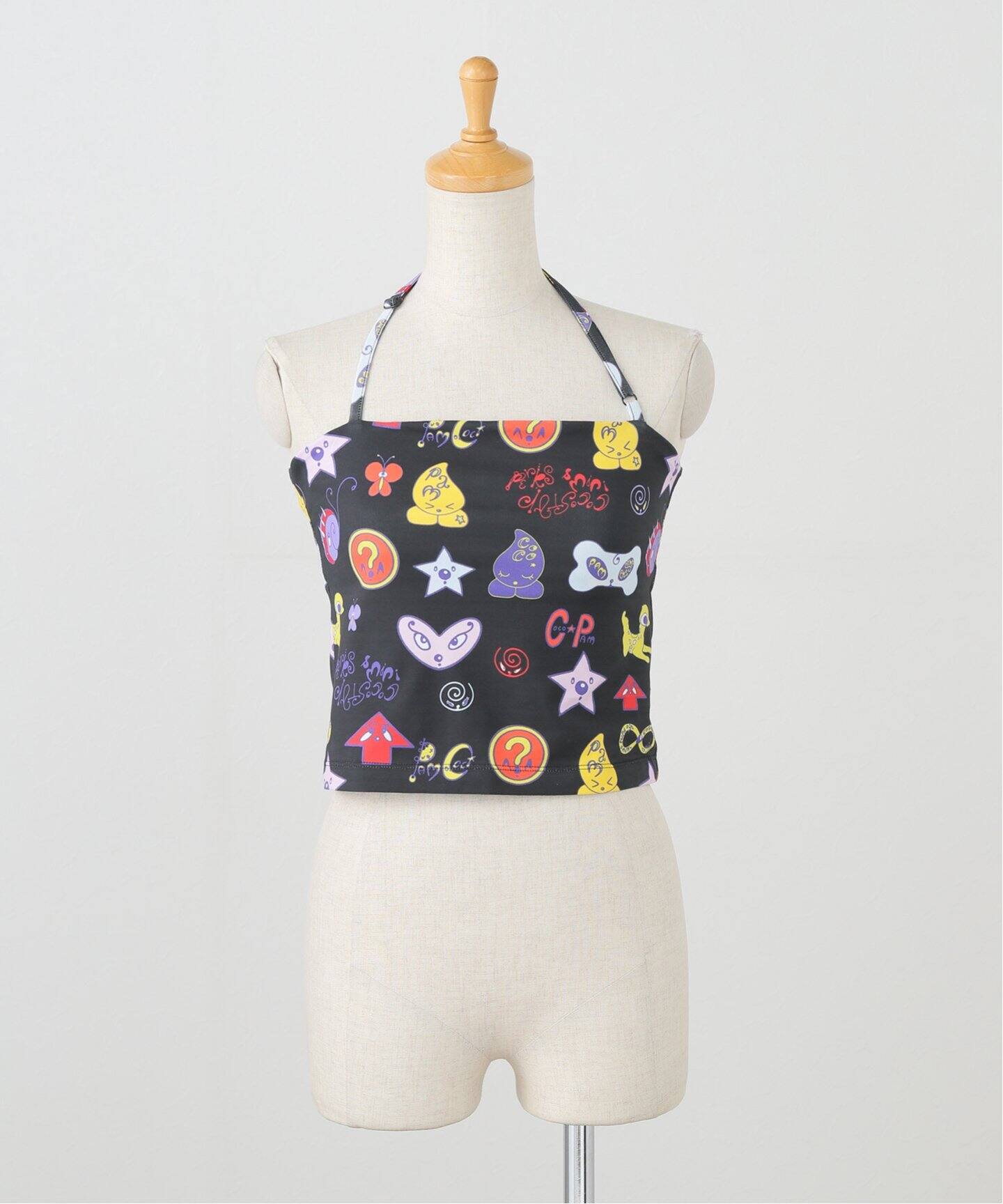 tシャツ 「P.A.M/パム」 COCO HALTER NECK TOP 4584- AOP レディース P.A.M/パム】 COCO HALTER NECK TOP 4584- AOP（Tシャツ