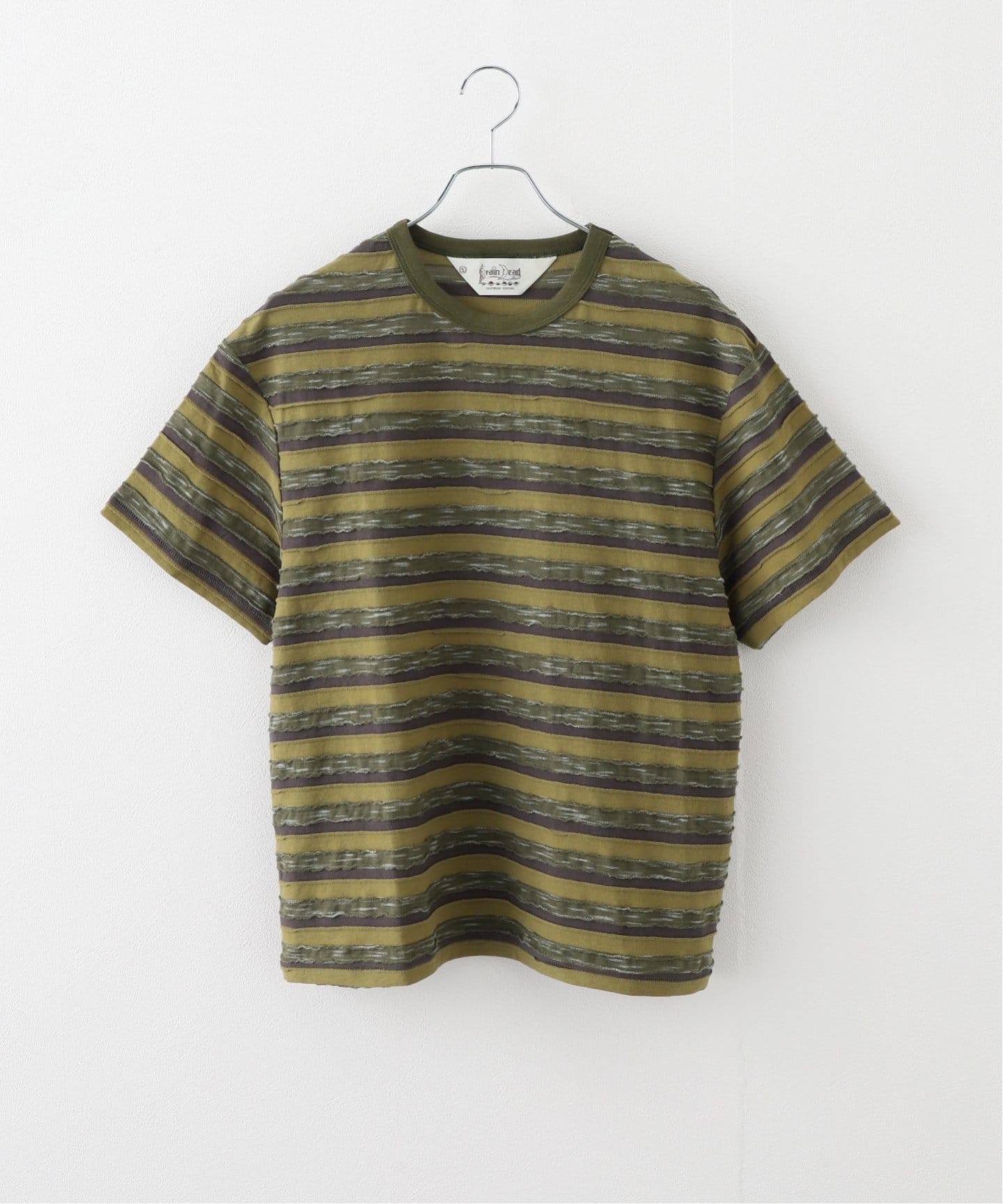 BRAIN DEAD/ブレインデッド】 CASEY STRIPED T T00004356D125（T
