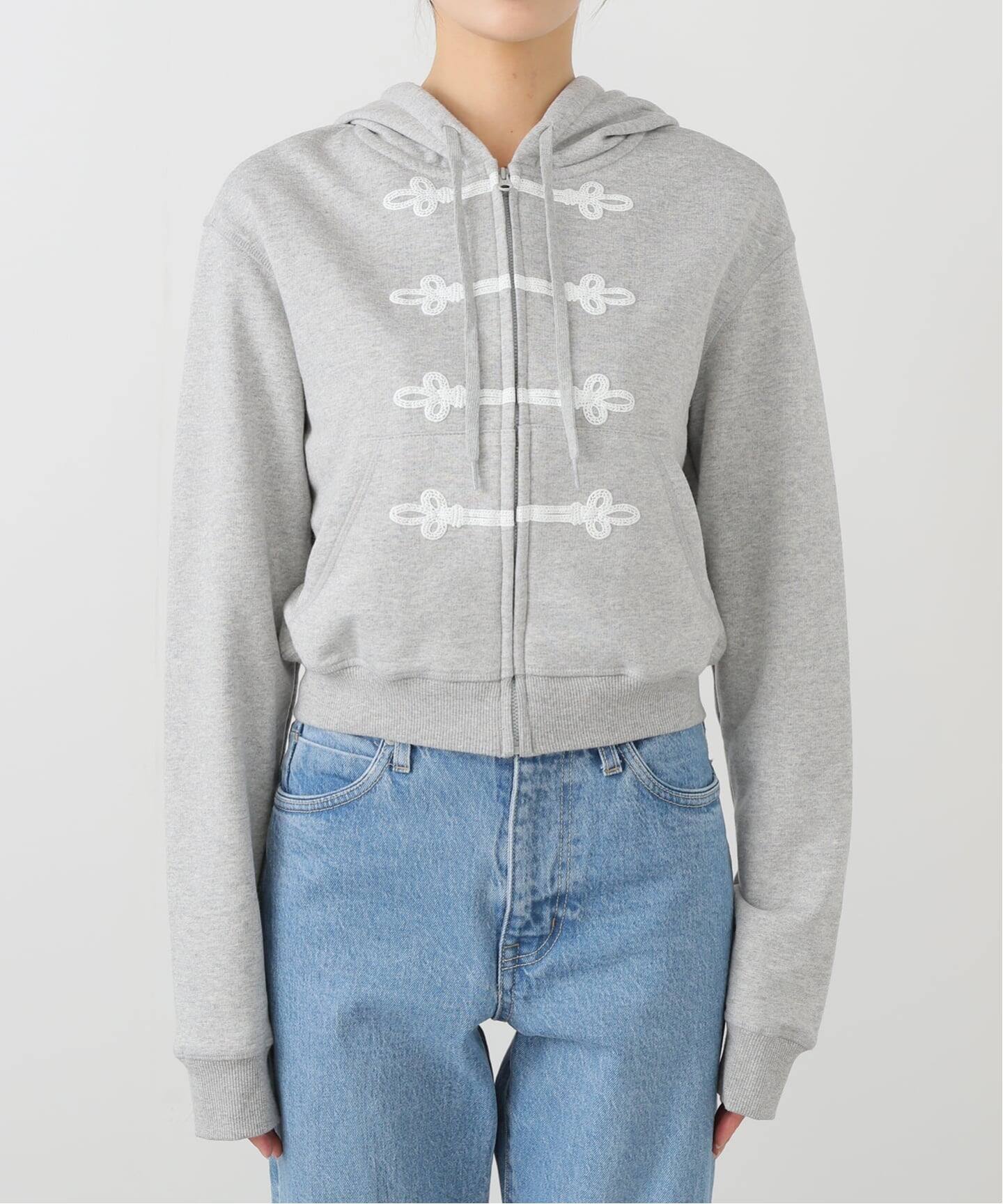 OPEN YY / オープンワイワイ】LOOP BUTTON EFFECT HOODIE