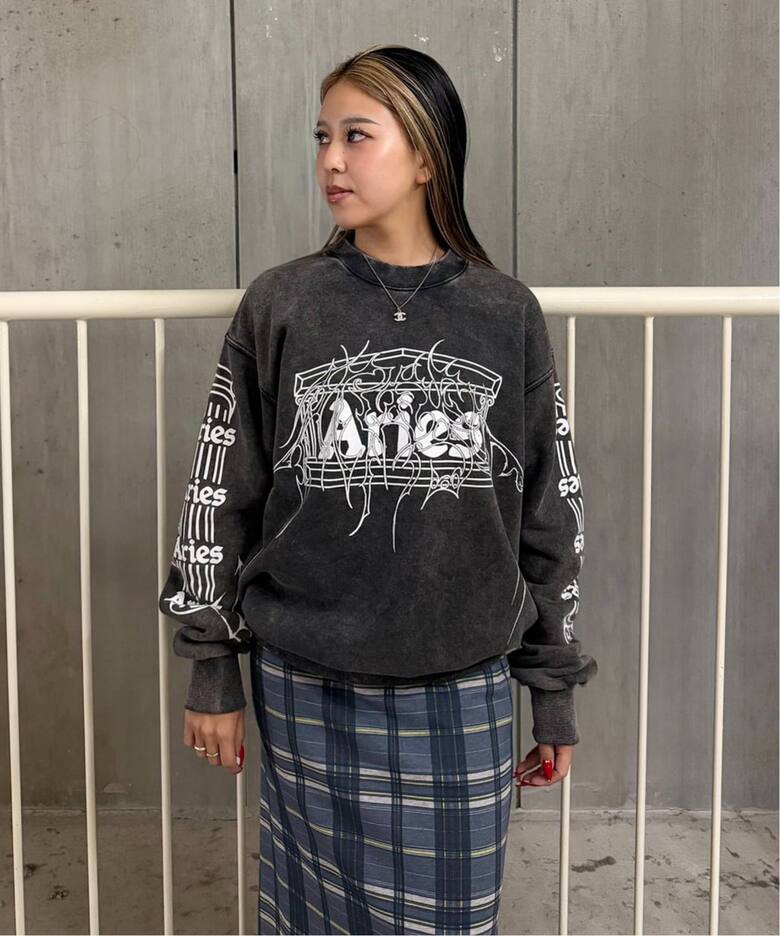 ARIES / アリーズ】 Aged Overlord Sweatshirt AR2003604（スウェット 